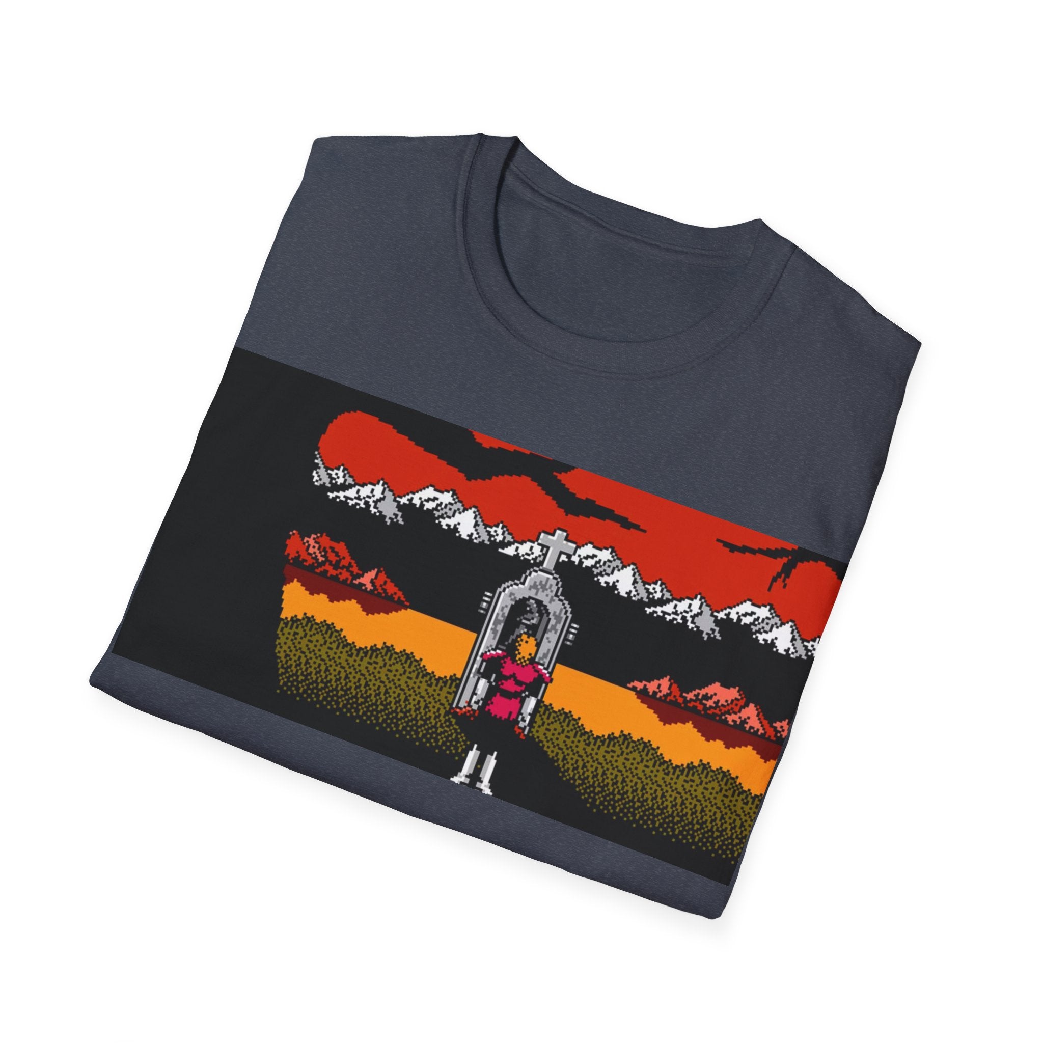 Gildan Unisex Softstyle® T-Shirt Retro Gamer - NES Simon's Quest Ending Design