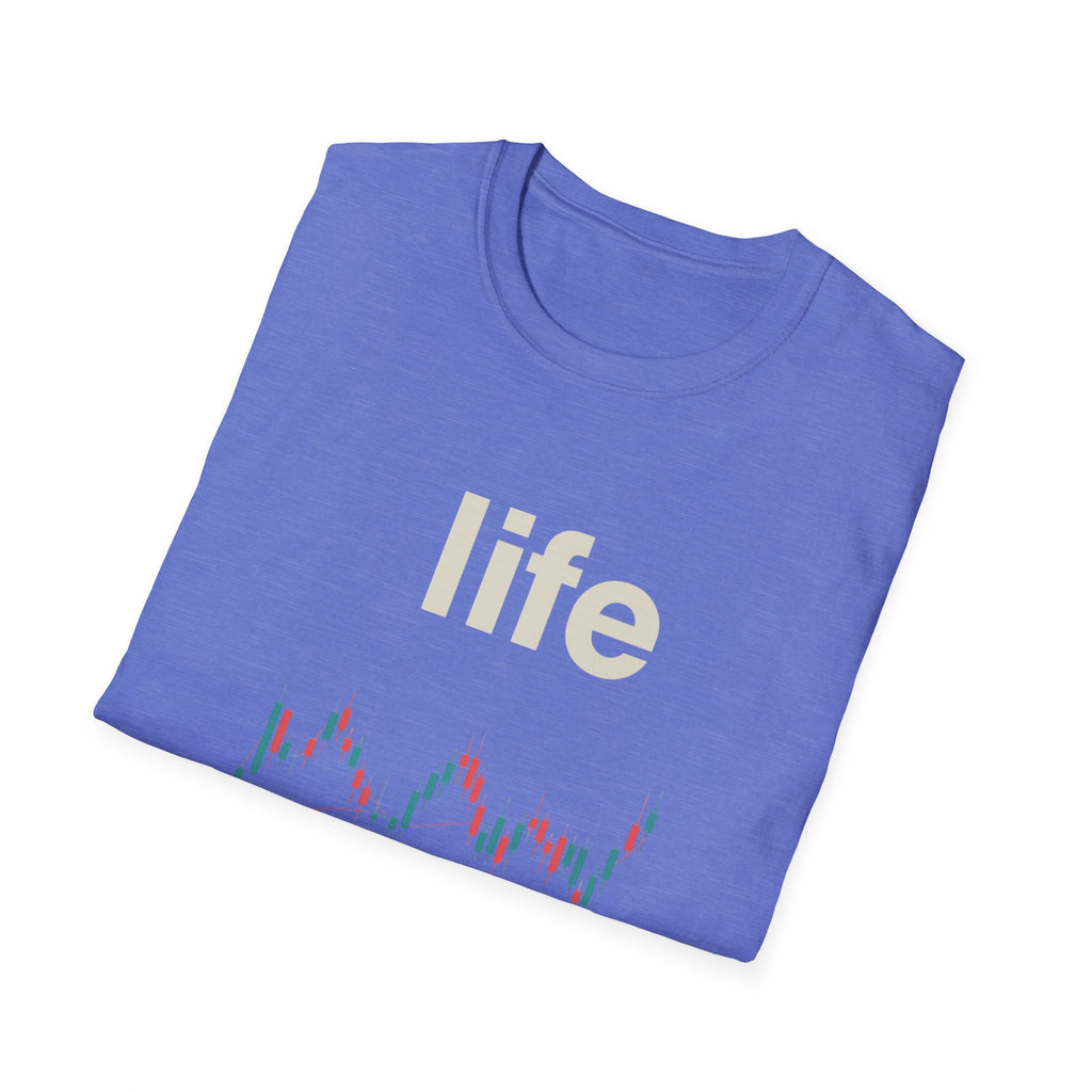 Gildan Unisex Softstyle® T-Shirt -Life is like a candle stick chart