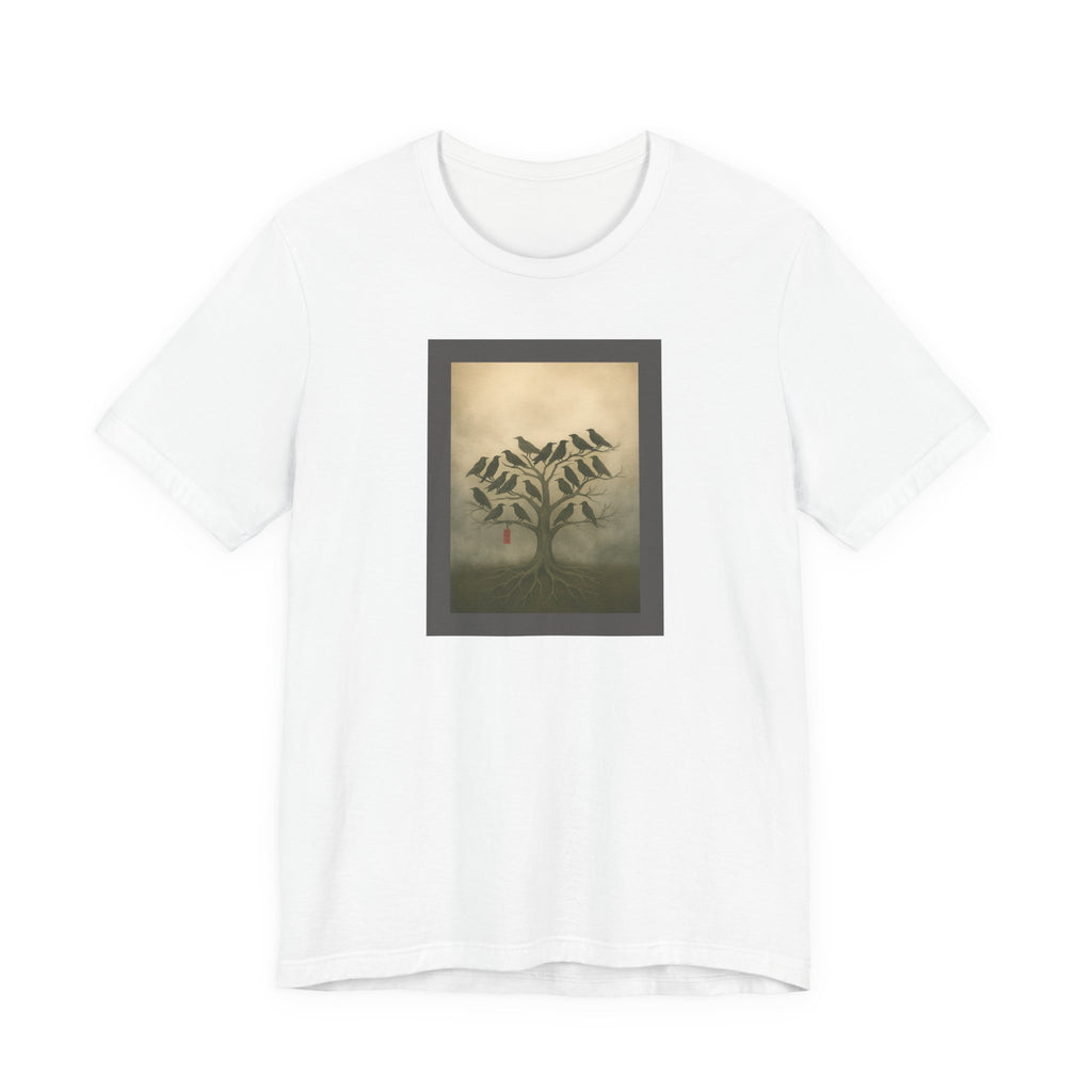 Bella+Canvas Unisex Jersery Short Sleeve T-Shirt Tree of Birds T-Shirt