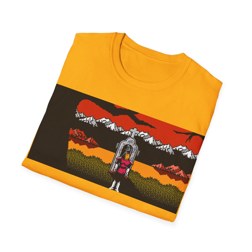 Gildan Unisex Softstyle® T-Shirt Retro Gamer - NES Simon's Quest Ending Design