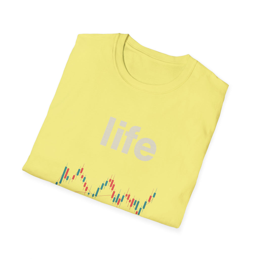 Gildan Unisex Softstyle® T-Shirt -Life is like a candle stick chart