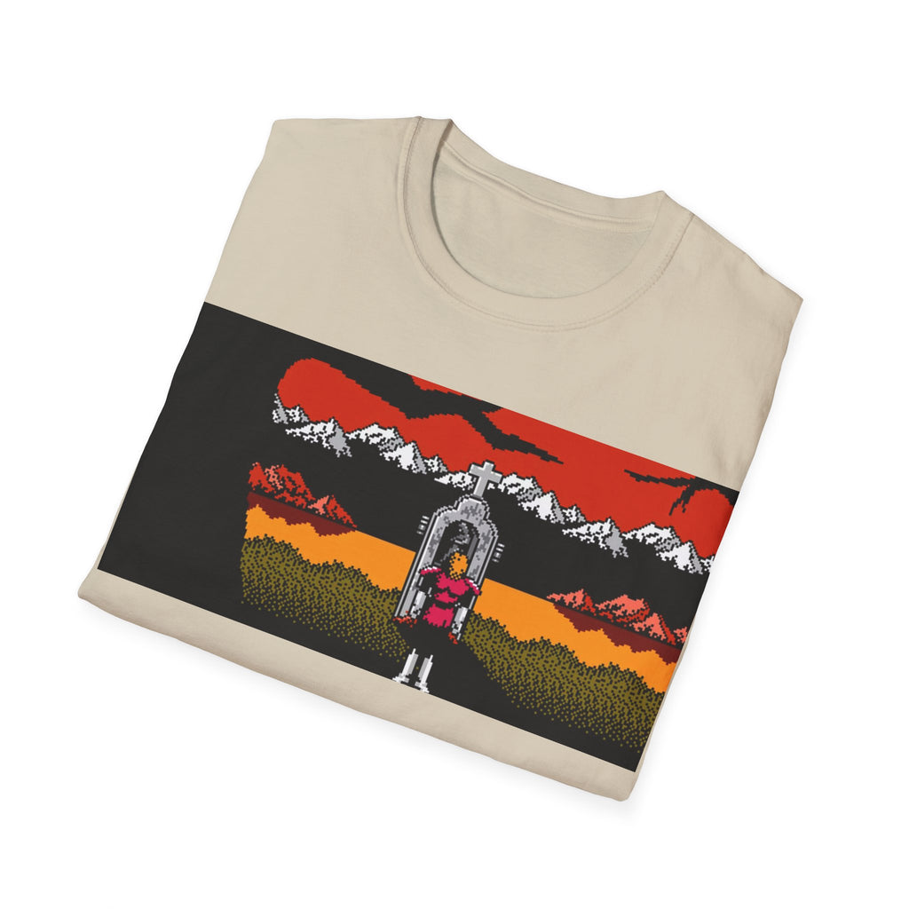 Gildan Unisex Softstyle® T-Shirt Retro Gamer - NES Simon's Quest Ending Design