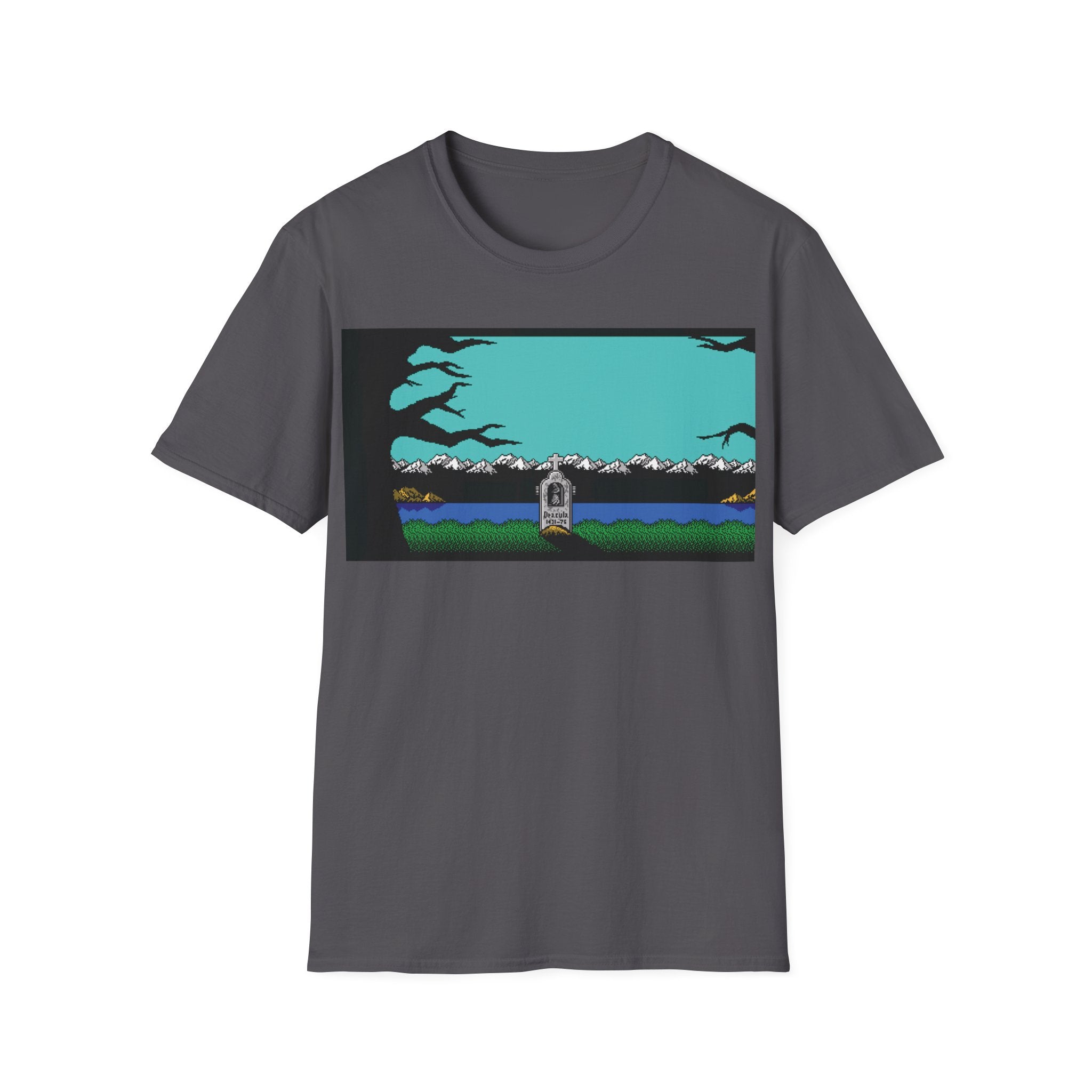 Gildan Unisex Softstyle® T-Shirt Retro Gamer - NES Simon's Quest Ending Design