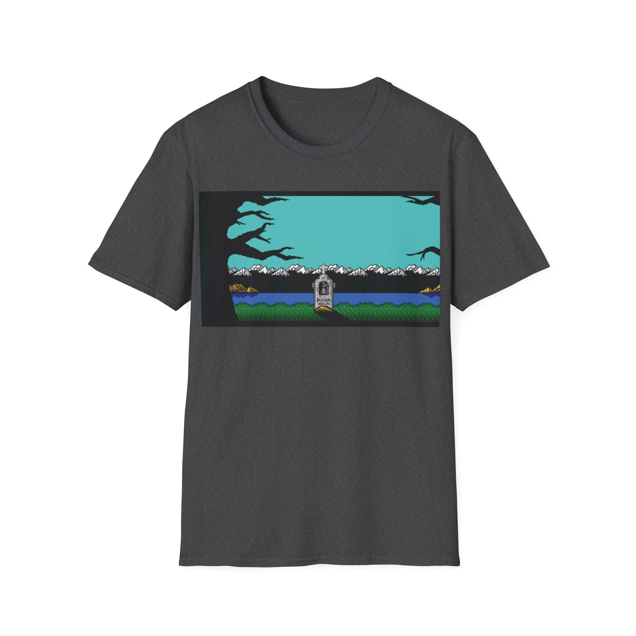 Gildan Unisex Softstyle® T-Shirt Retro Gamer - NES Simon's Quest Ending Design