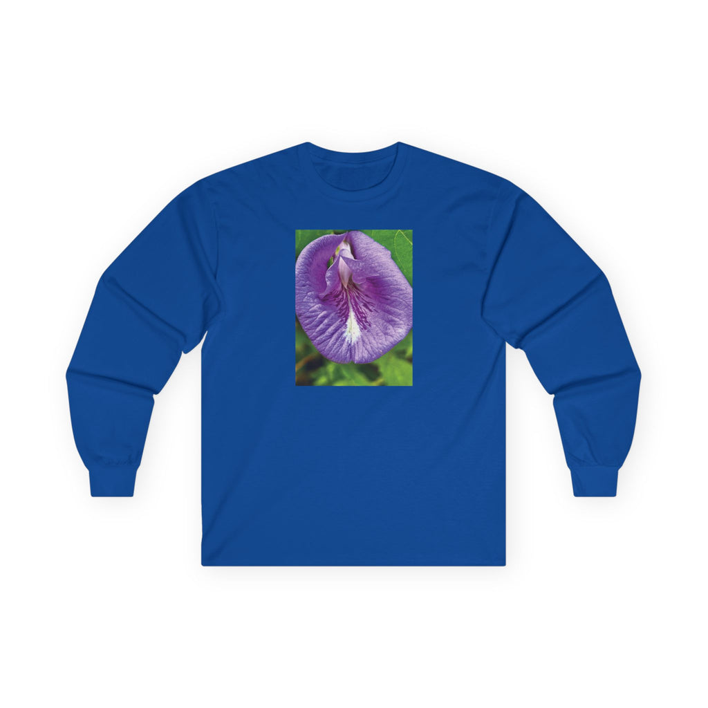 Long Sleeve Tee - Butterfly pea flower