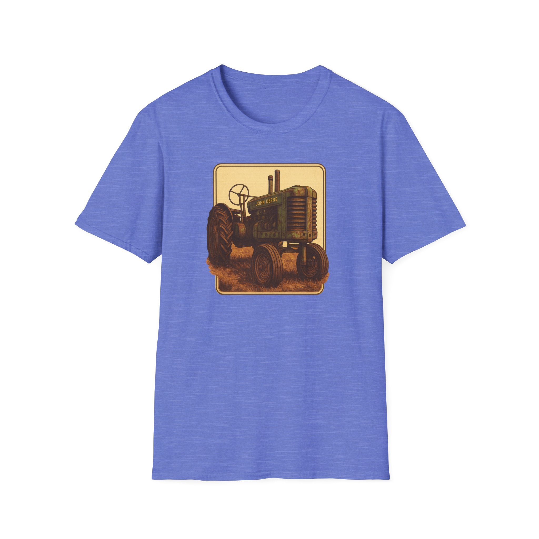Gildan Unisex Softstyle® T-Shirt- Vintage John Deere Tractor