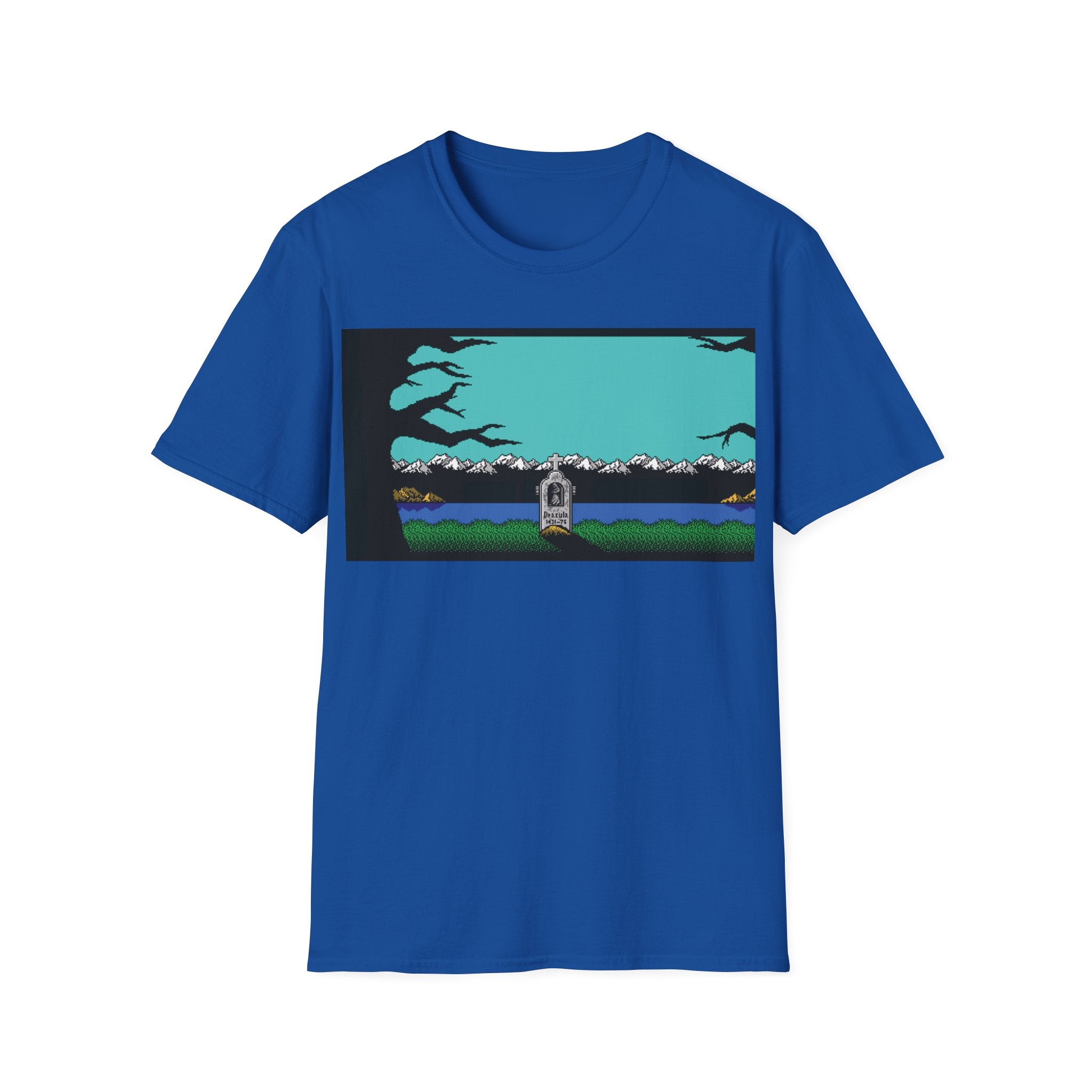 Gildan Unisex Softstyle® T-Shirt Retro Gamer - NES Simon's Quest Ending Design