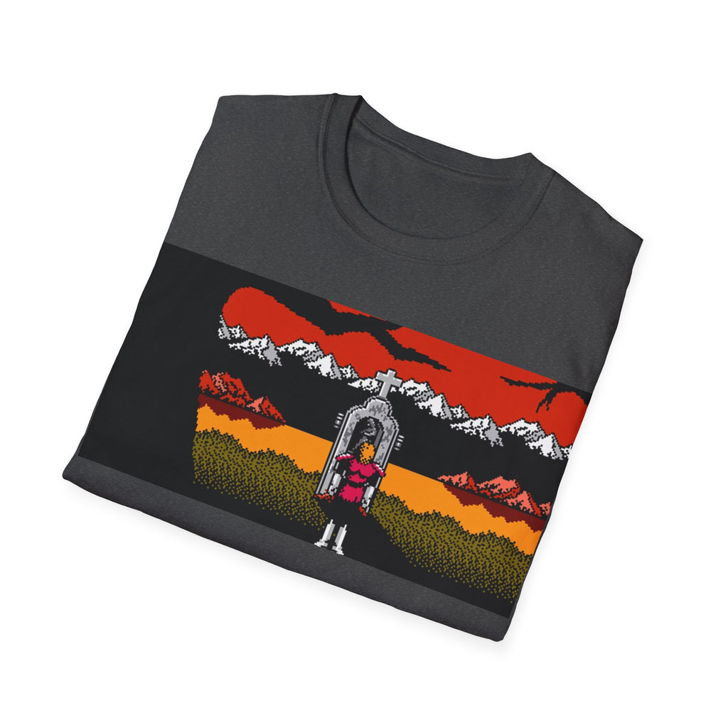 Gildan Unisex Softstyle® T-Shirt Retro Gamer - NES Simon's Quest Ending Design