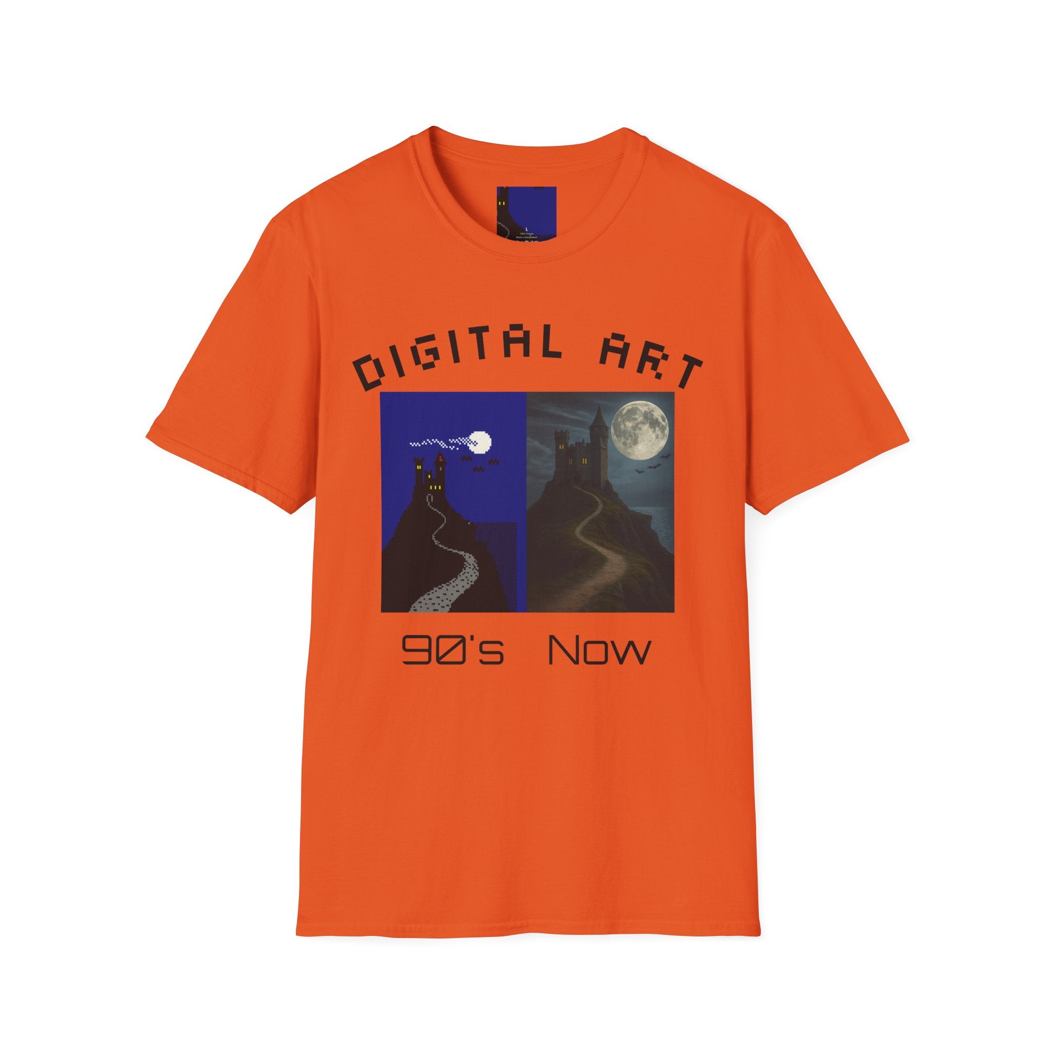 Gildan Unisex Softstyle® T-Shirt Retro Windows Card theme