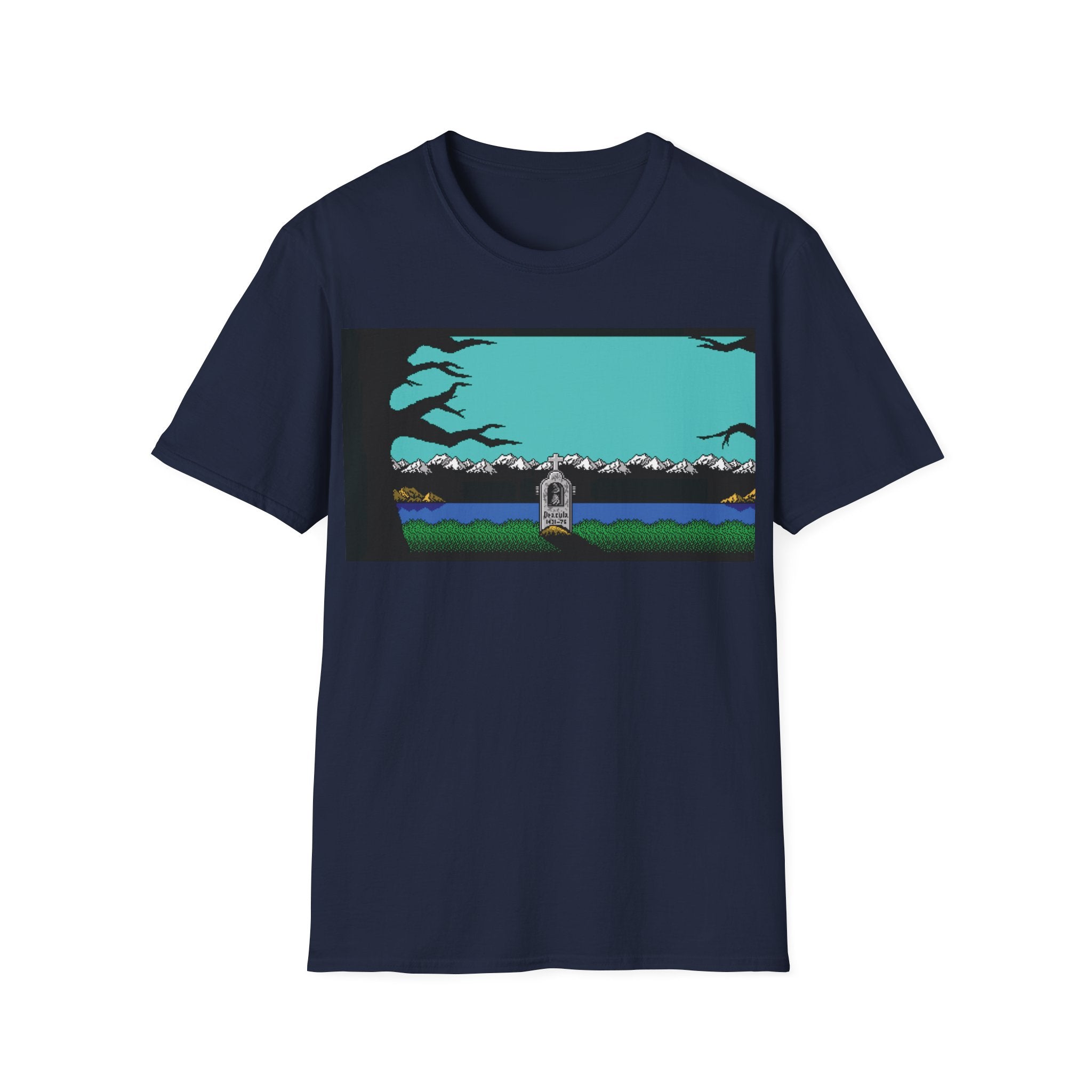 Gildan Unisex Softstyle® T-Shirt Retro Gamer - NES Simon's Quest Ending Design