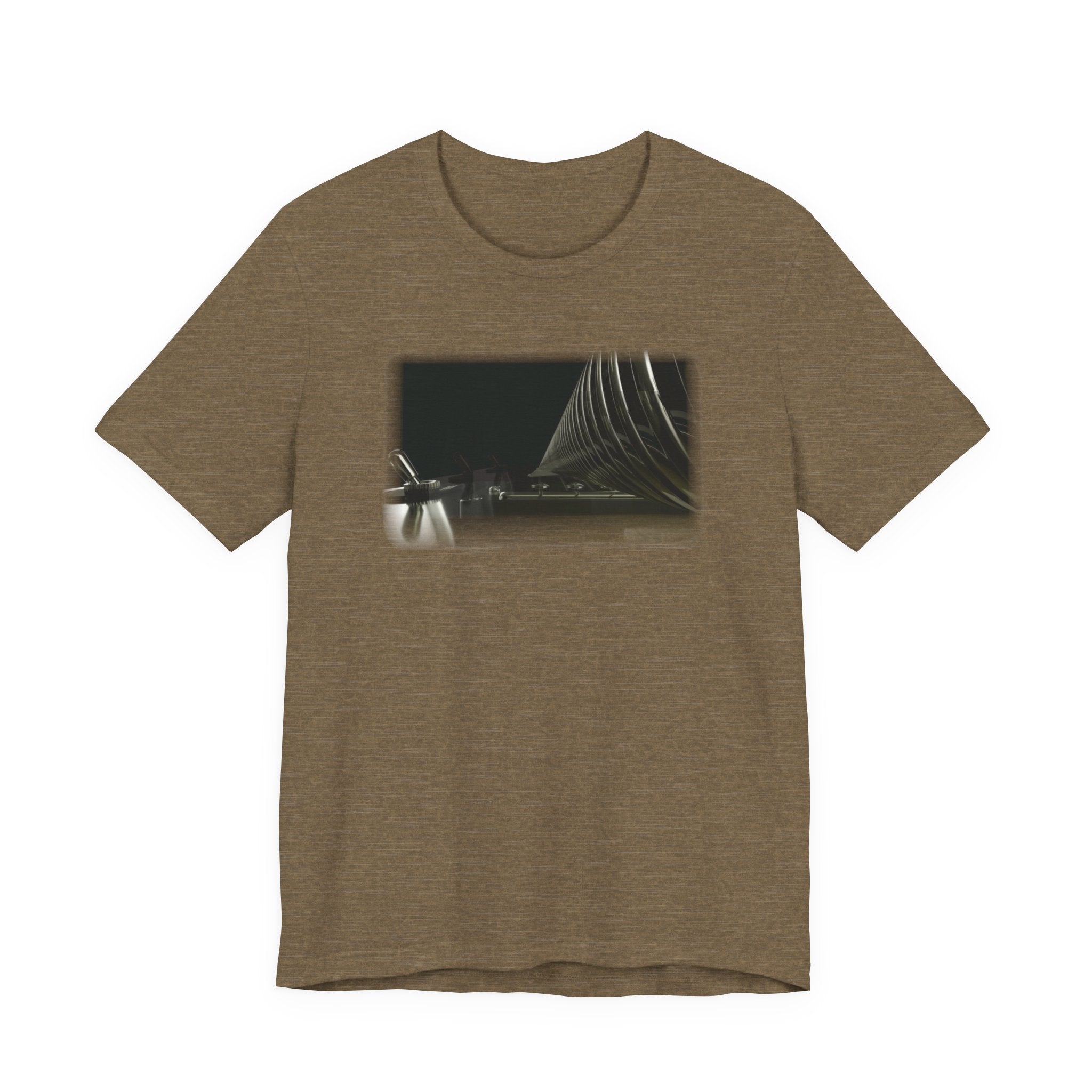 Bella+Canvas Unisex Jersery Short Sleeve T-Shirt — Musical Instrument Guitar Close-up