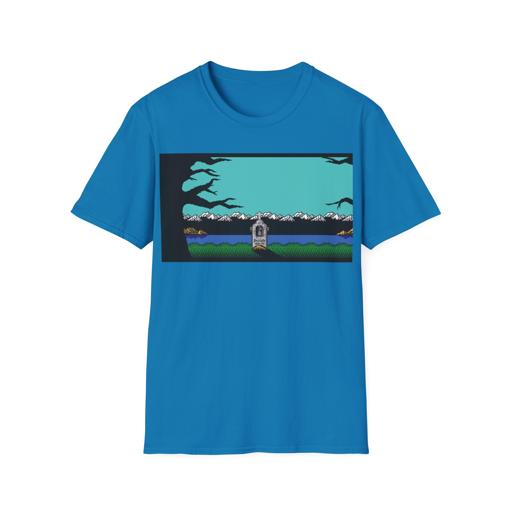 Gildan Unisex Softstyle® T-Shirt Retro Gamer - NES Simon's Quest Ending Design