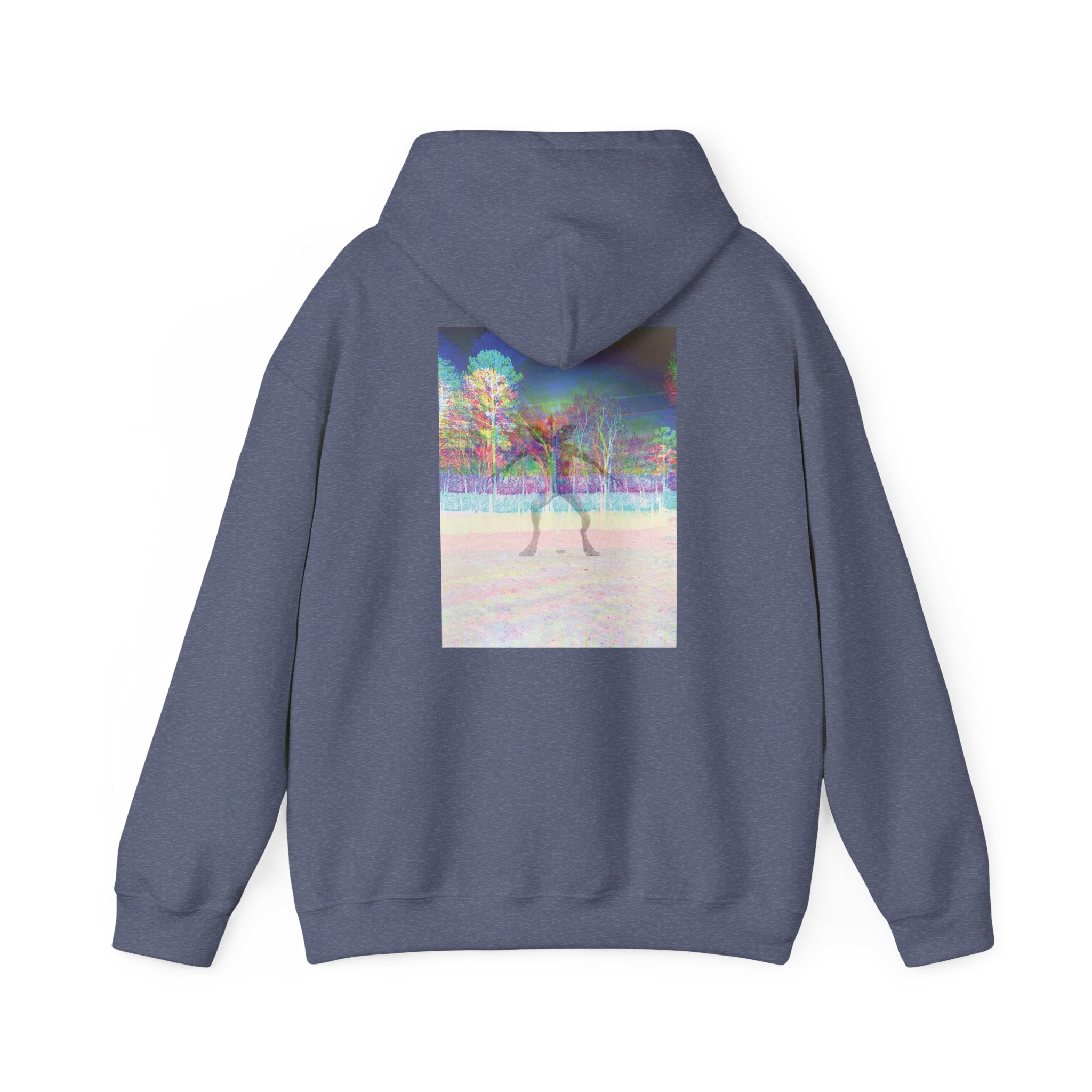 Gildan Heavy Blend Hoodie — Retro Stranger Things Monster Sweatshirt