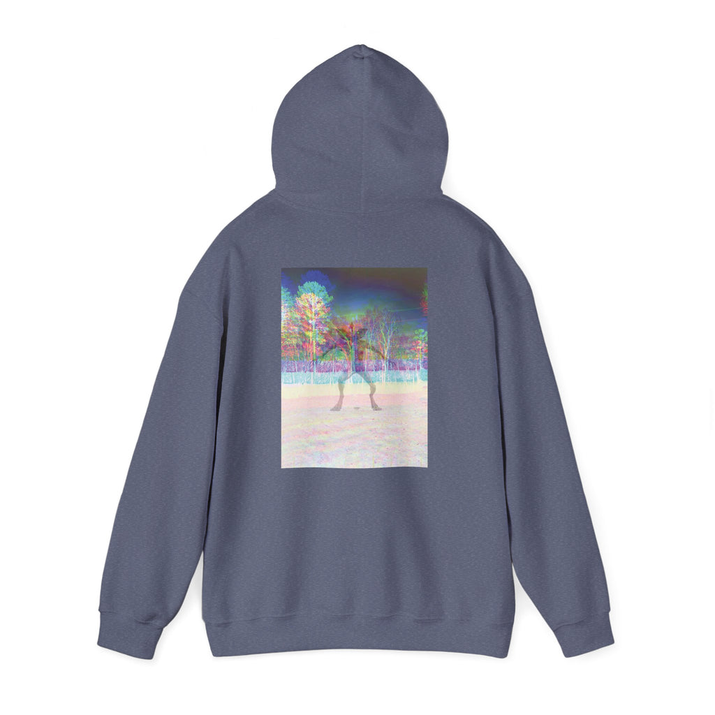 Gildan Heavy Blend Hoodie — Retro Stranger Things Monster Sweatshirt