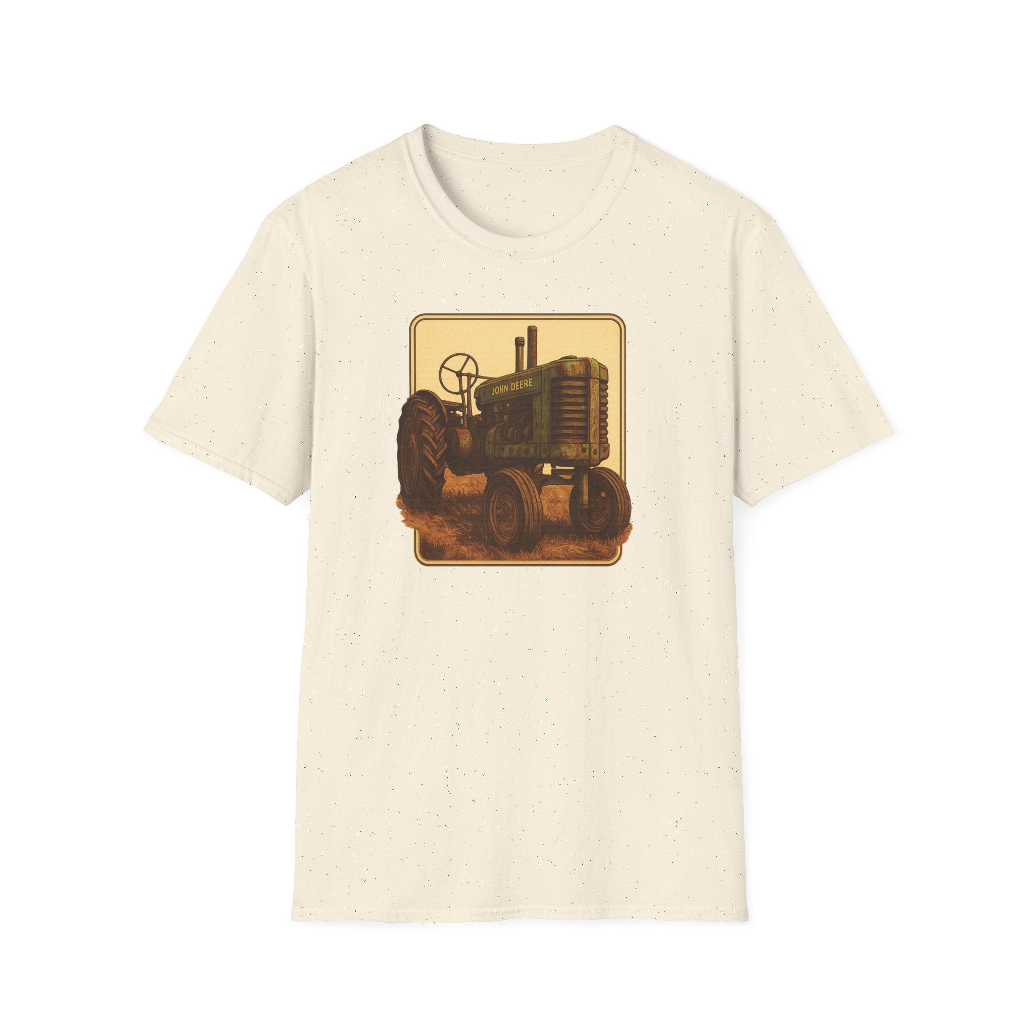 Gildan Unisex Softstyle® T-Shirt- Vintage John Deere Tractor