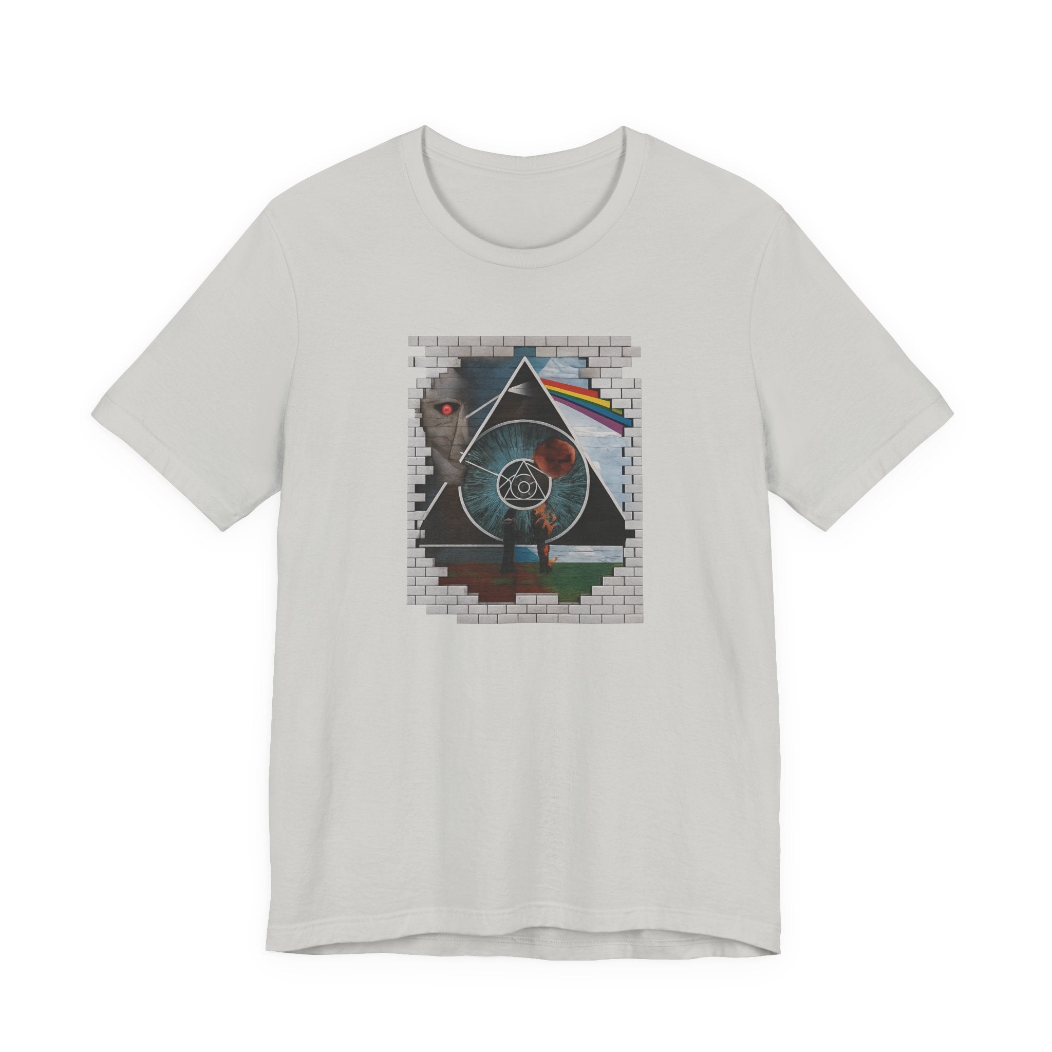 Bella+Canvas Unisex Jersery Short Sleeve Tee-Pink Floyd