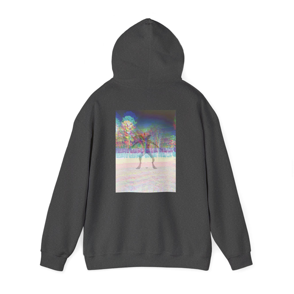 Gildan Heavy Blend Hoodie — Retro Stranger Things Monster Sweatshirt