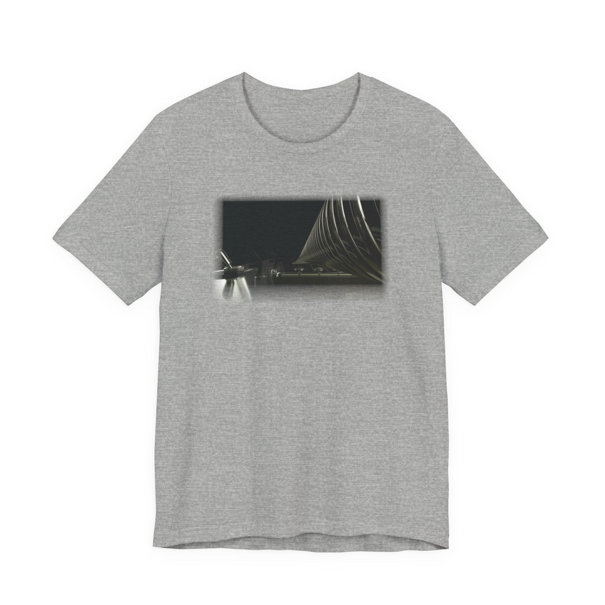 Bella+Canvas Unisex Jersery Short Sleeve T-Shirt — Musical Instrument Guitar Close-up