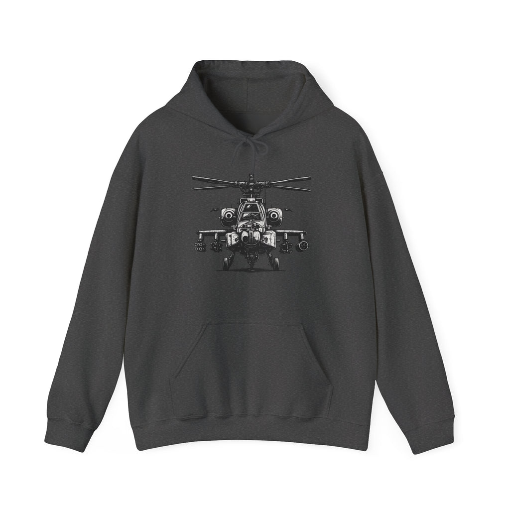 Gildan Heavy Blend Hoodie-Apache Helicopter Hoodie