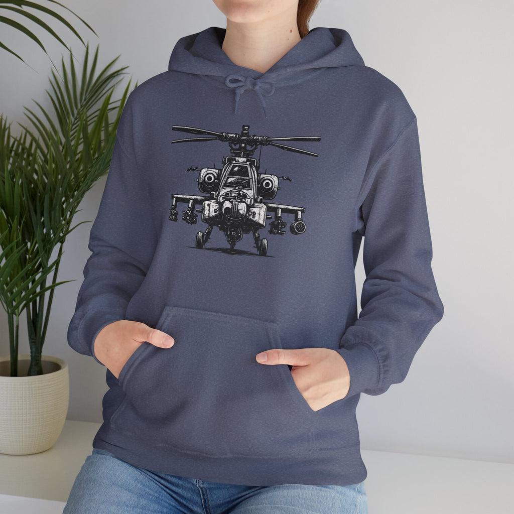Gildan Heavy Blend Hoodie-Apache Helicopter Hoodie
