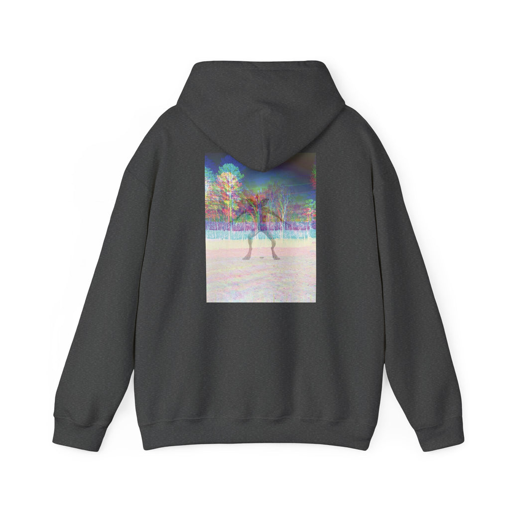 Gildan Heavy Blend Hoodie — Retro Stranger Things Monster Sweatshirt