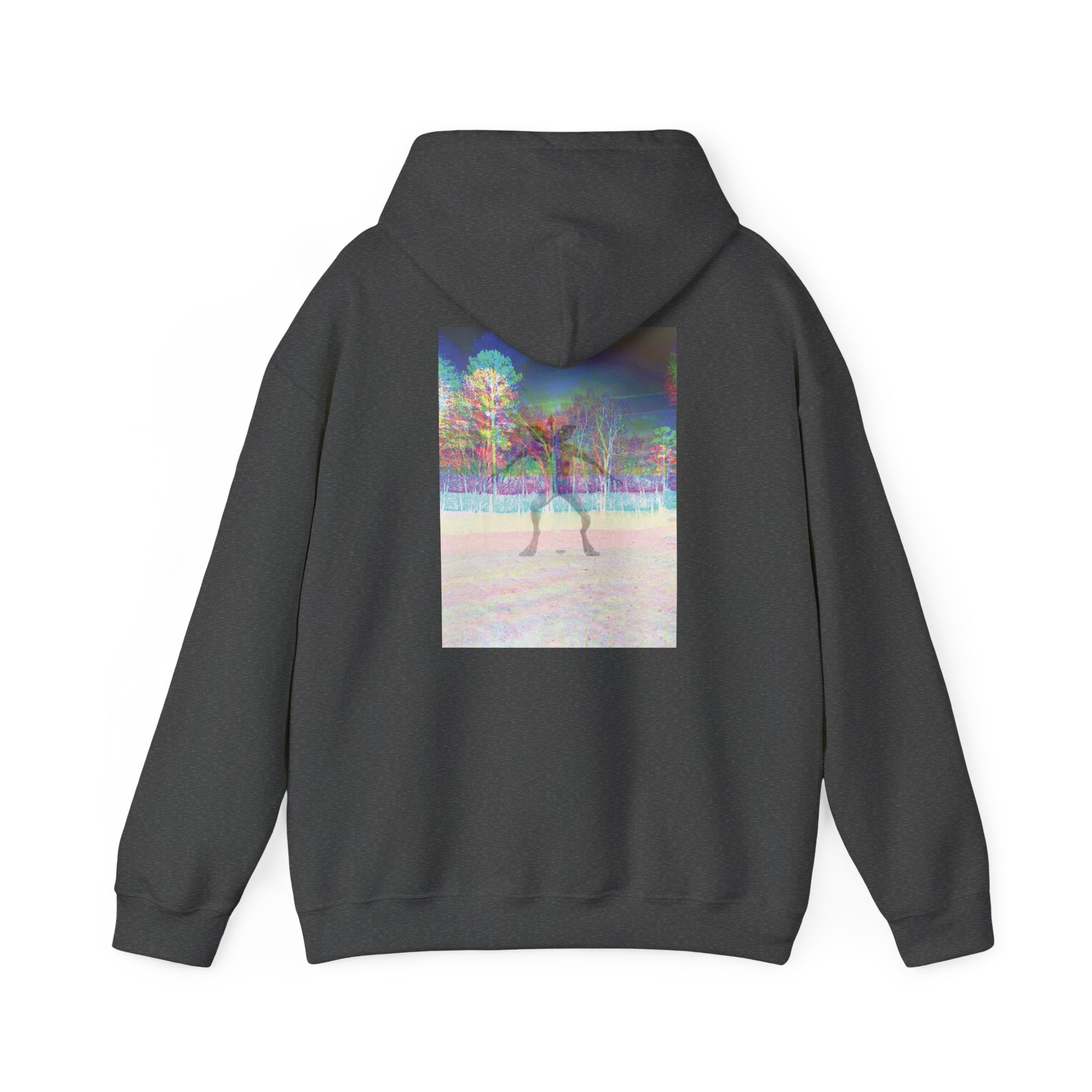 Gildan Heavy Blend Hoodie — Retro Stranger Things Monster Sweatshirt
