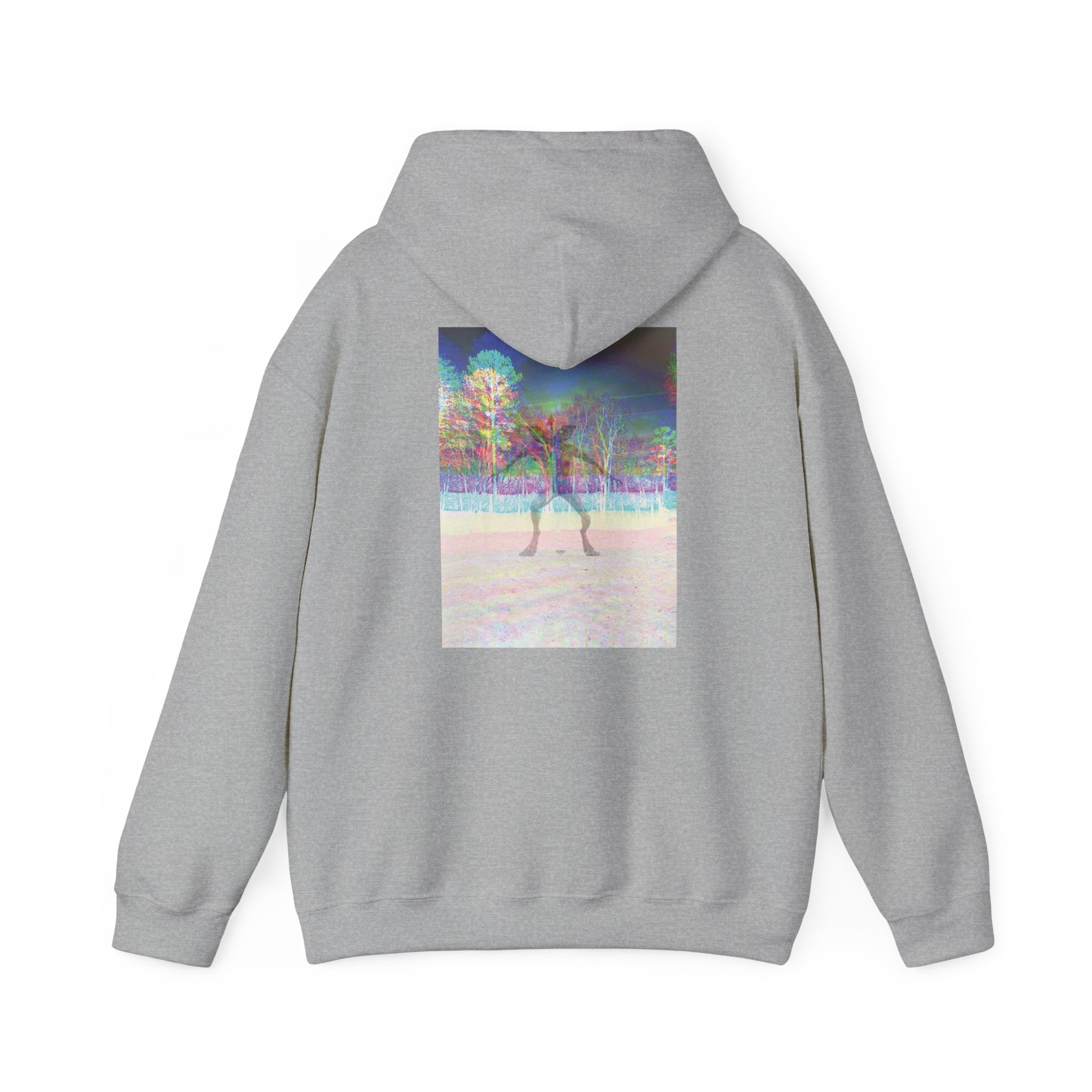 Gildan Heavy Blend Hoodie — Retro Stranger Things Monster Sweatshirt