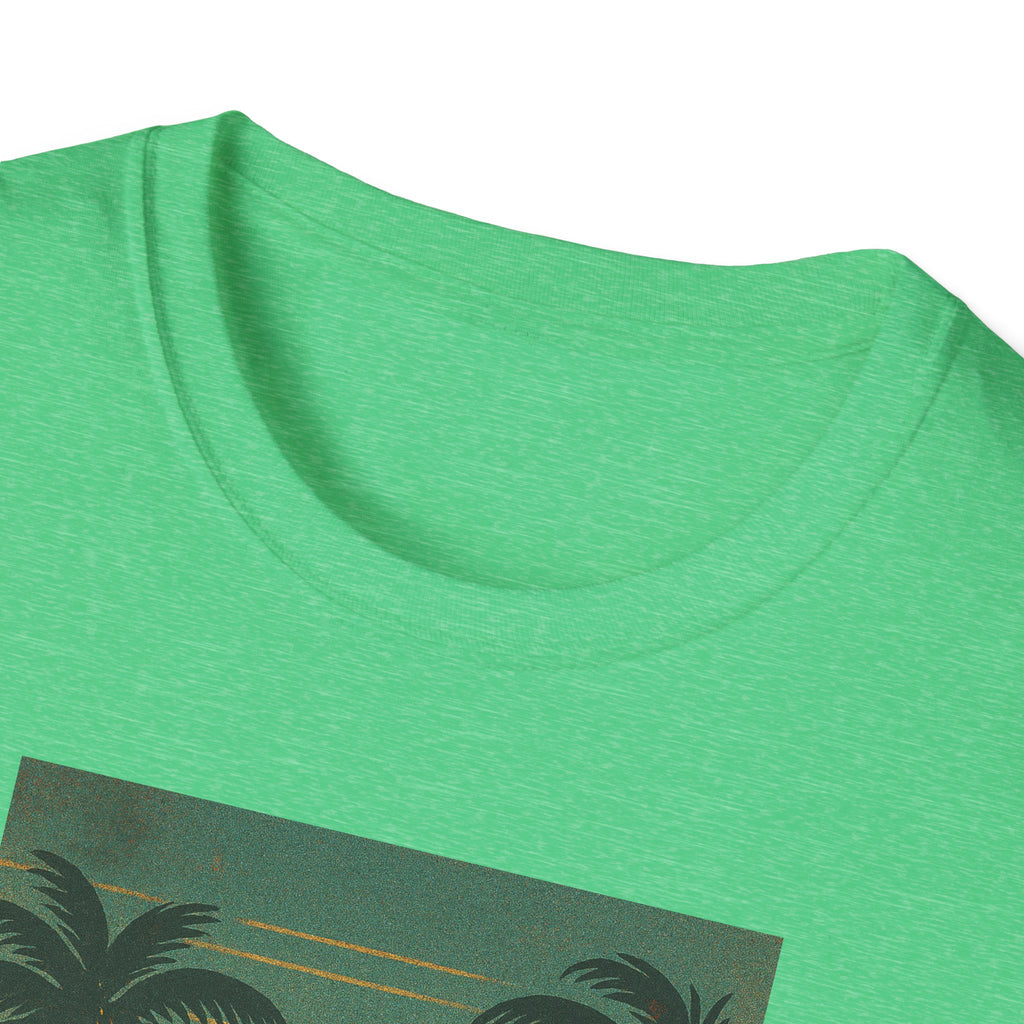 Gildan Unisex Softstyle® T-Shirt Retro Beach Sunset