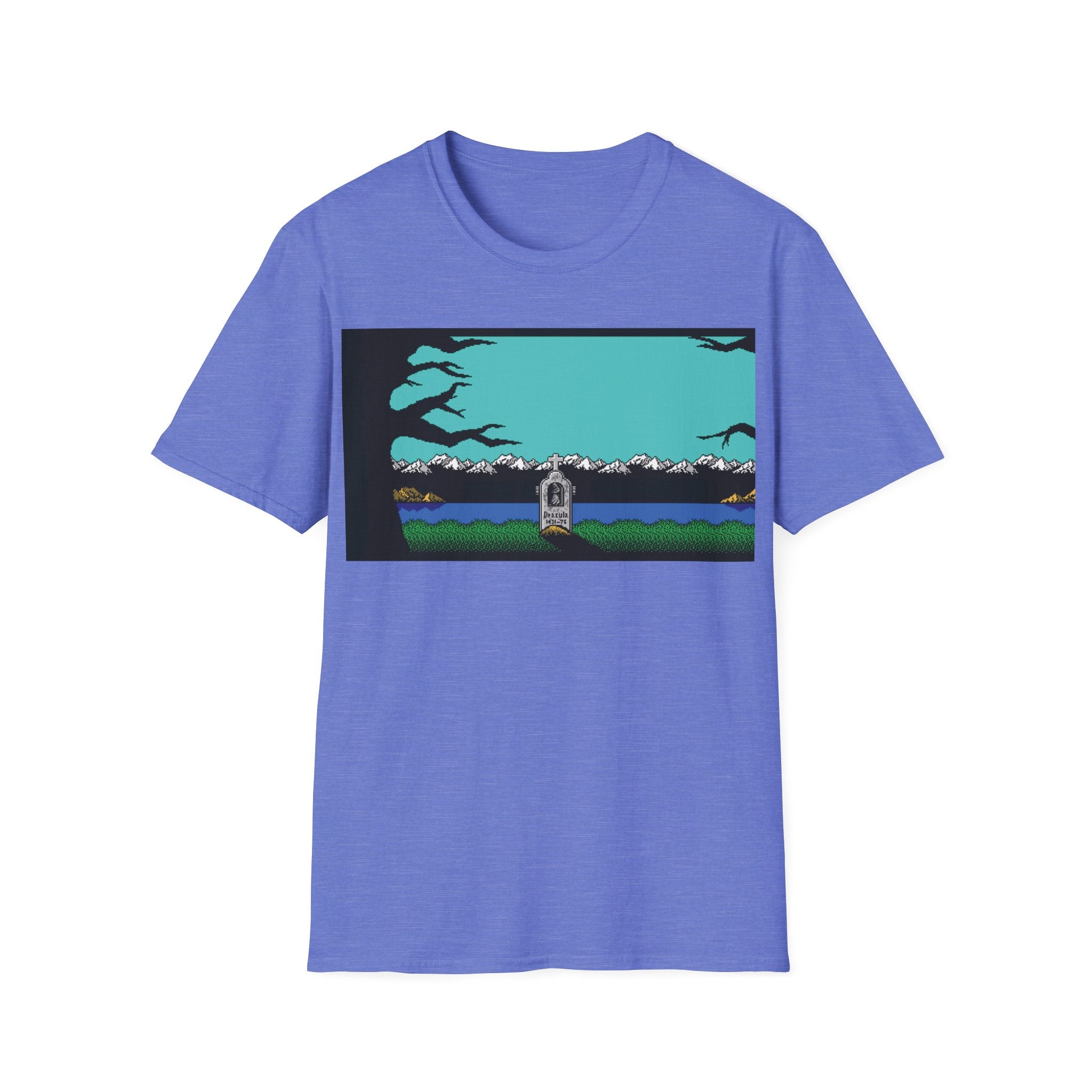 Gildan Unisex Softstyle® T-Shirt Retro Gamer - NES Simon's Quest Ending Design