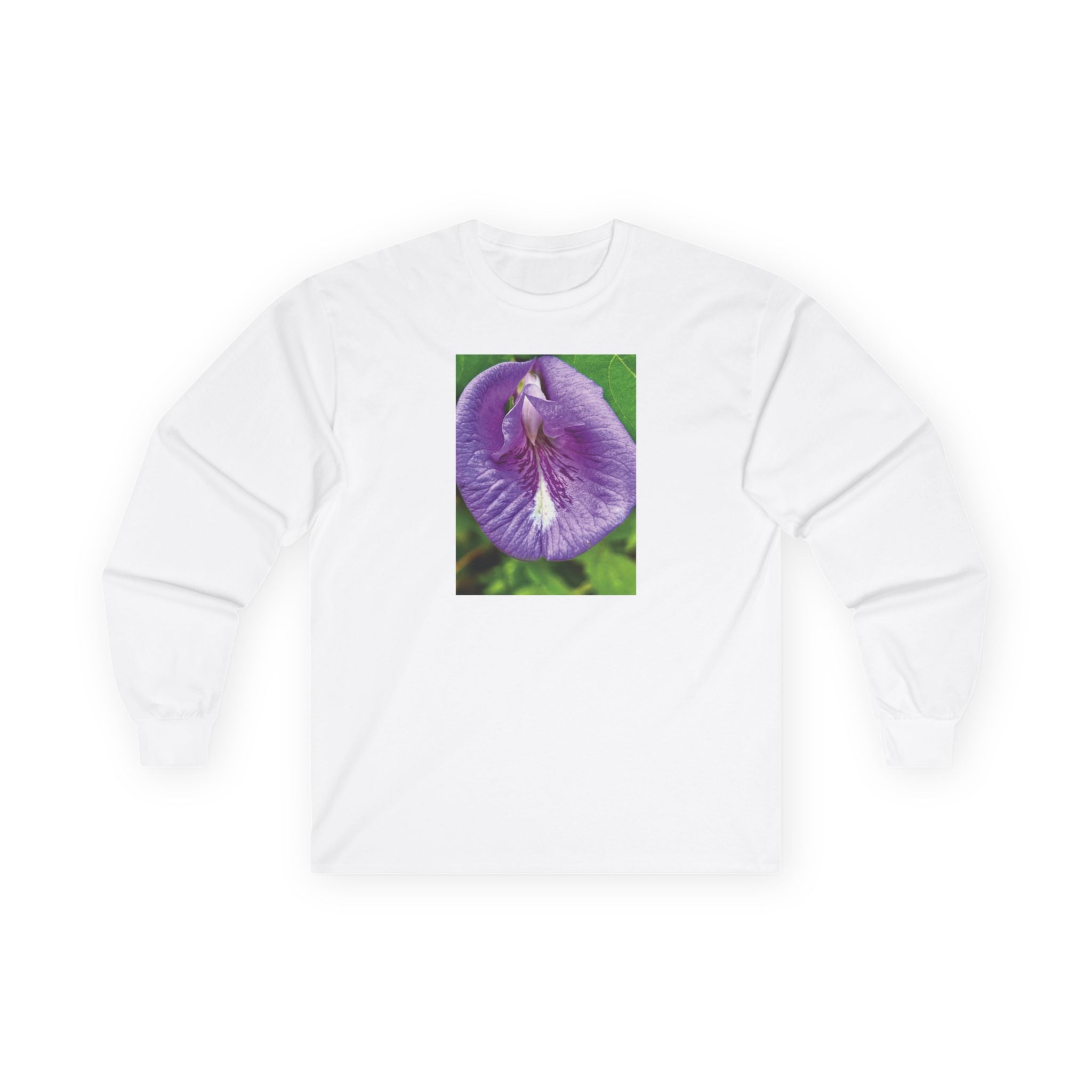 Long Sleeve Tee - Butterfly pea flower