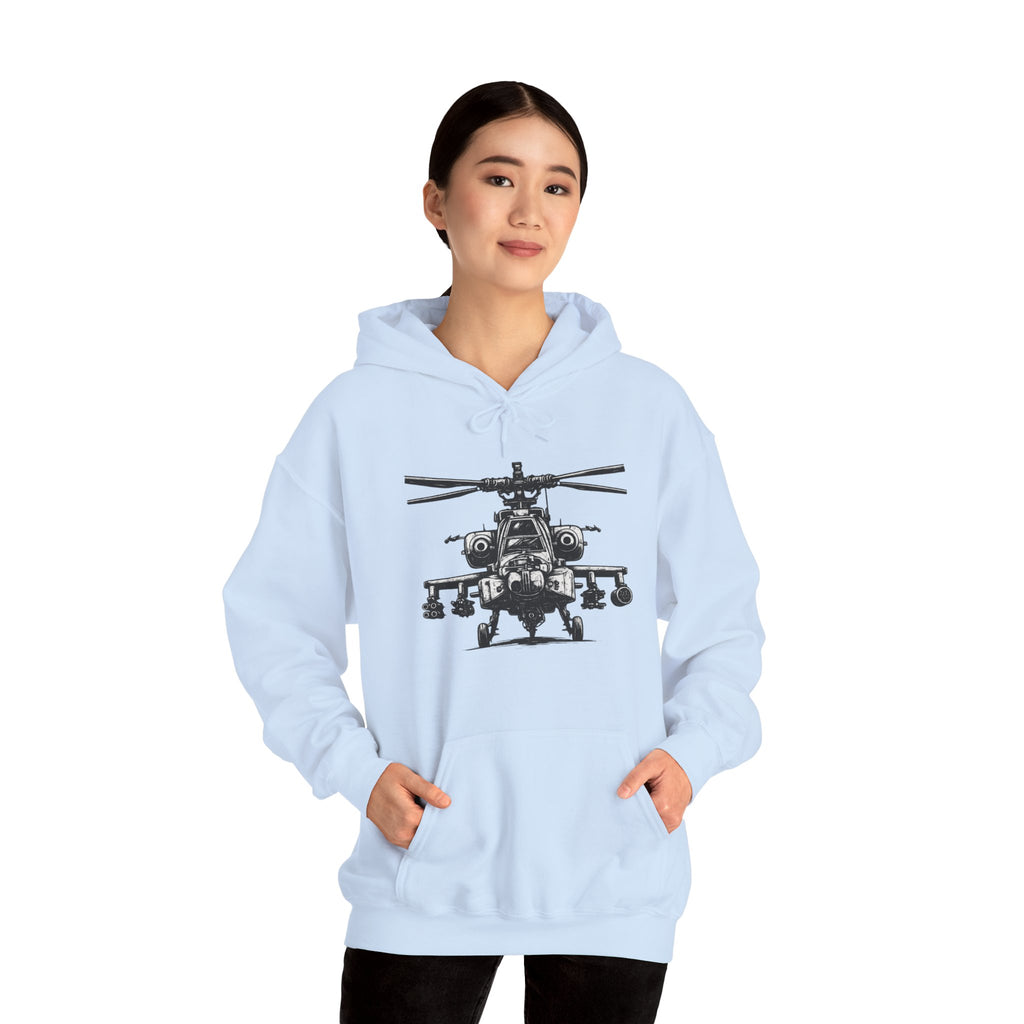Gildan Heavy Blend Hoodie-Apache Helicopter Hoodie
