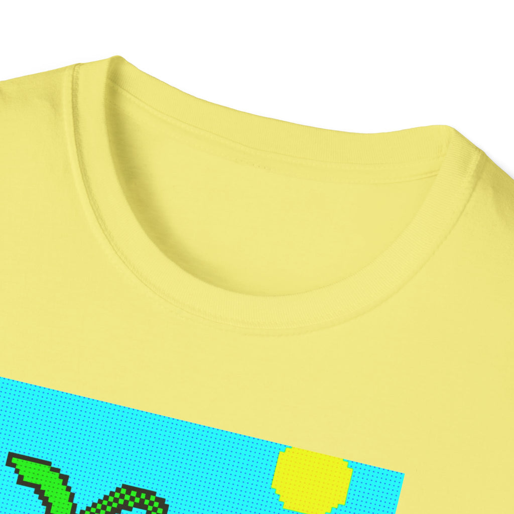 Gildan Unisex Softstyle® T-Shirt Retro MS Windows Card Theme Beaach