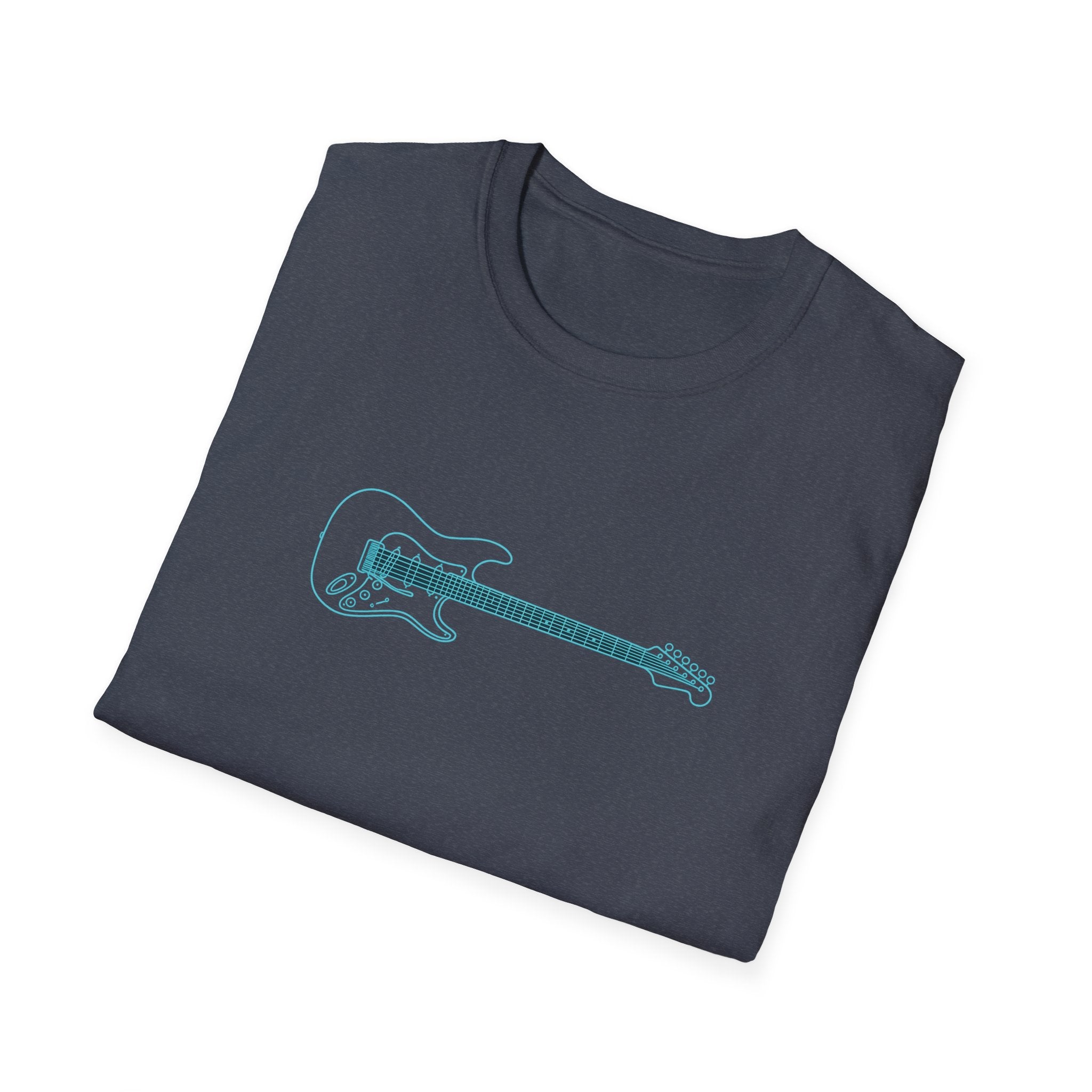 Gildan Unisex Softstyle® Neon Guitar Tee