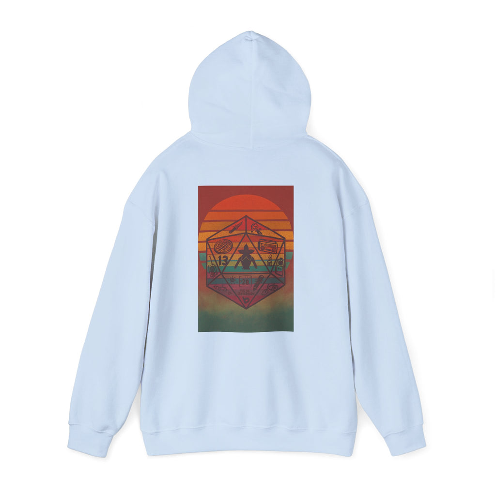 Gildan Heavy Blend Hoodie Stranger Things 20 Sided Dice