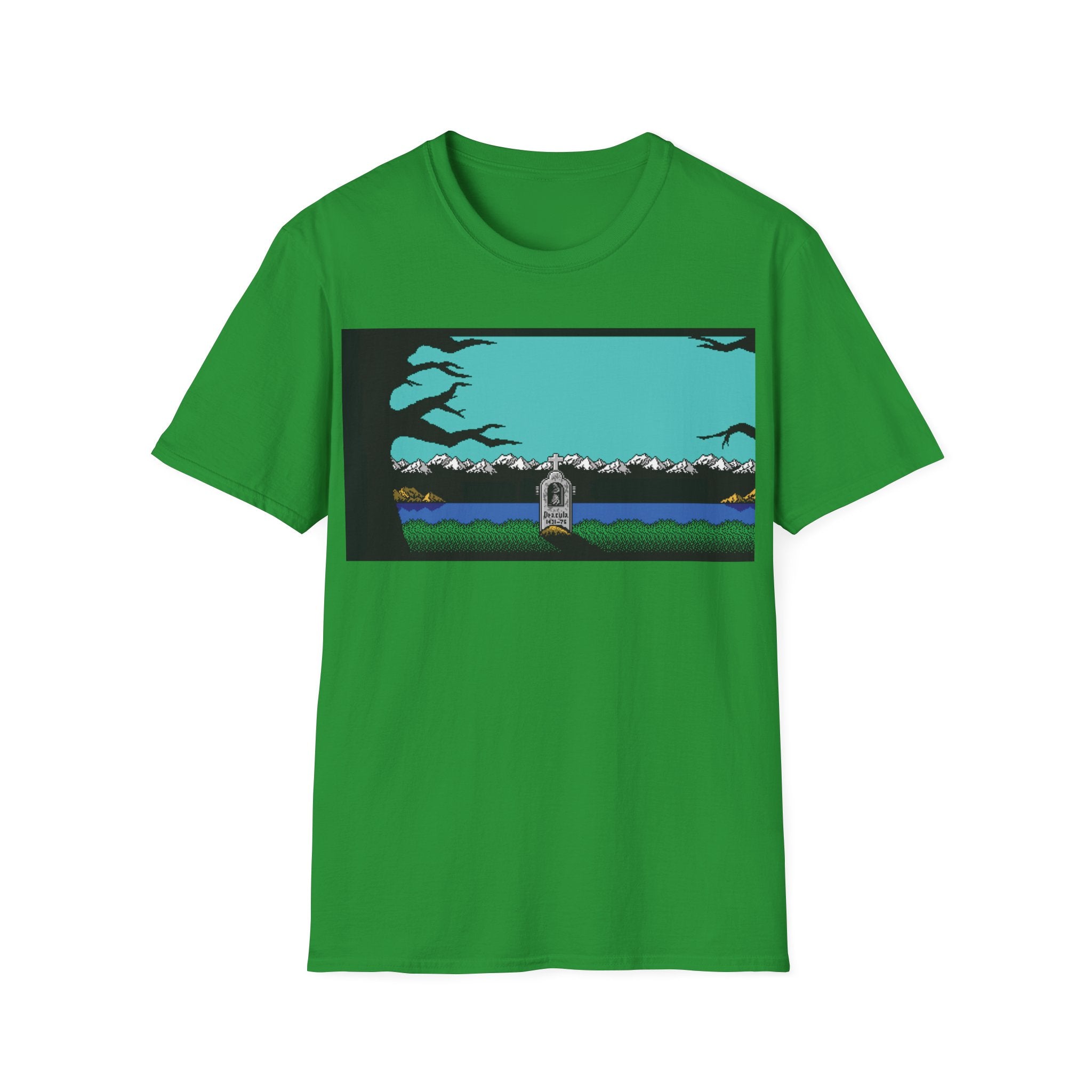 Gildan Unisex Softstyle® T-Shirt Retro Gamer - NES Simon's Quest Ending Design
