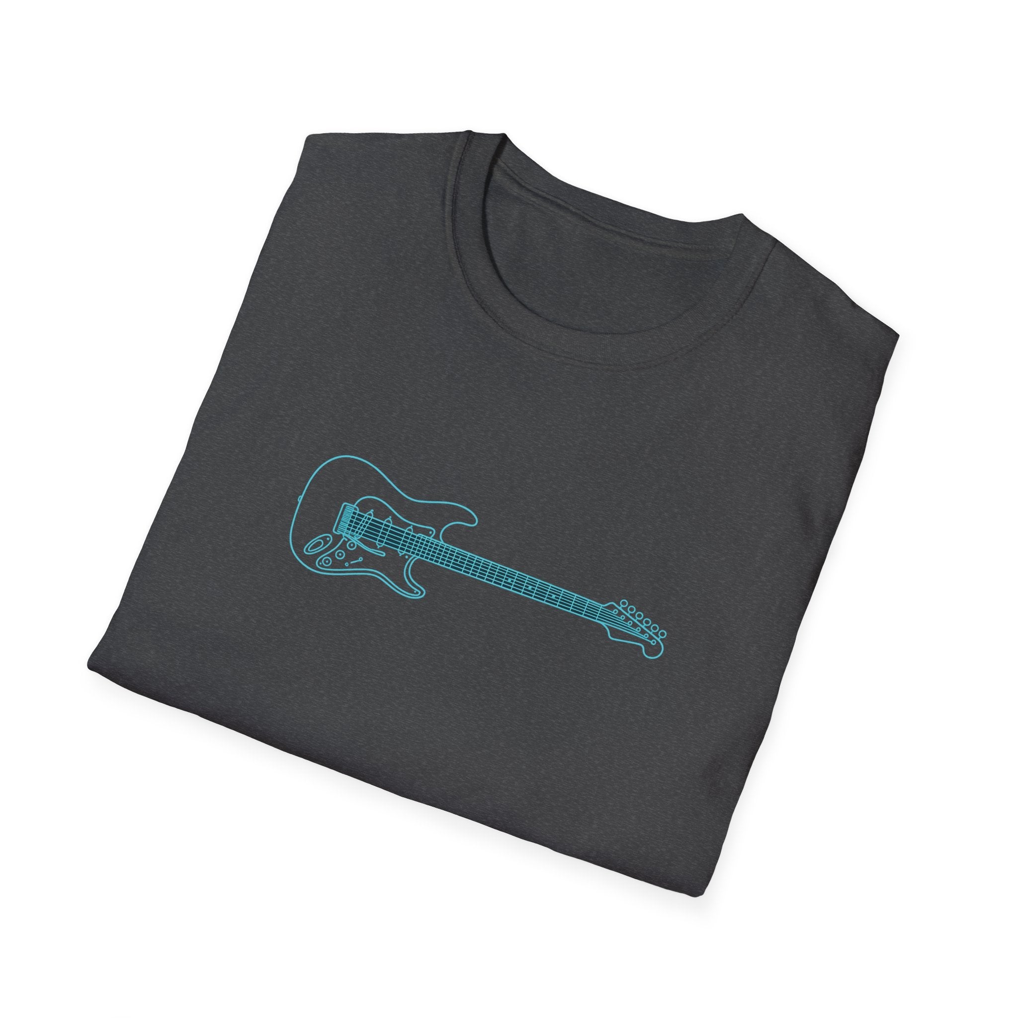 Gildan Unisex Softstyle® Neon Guitar Tee