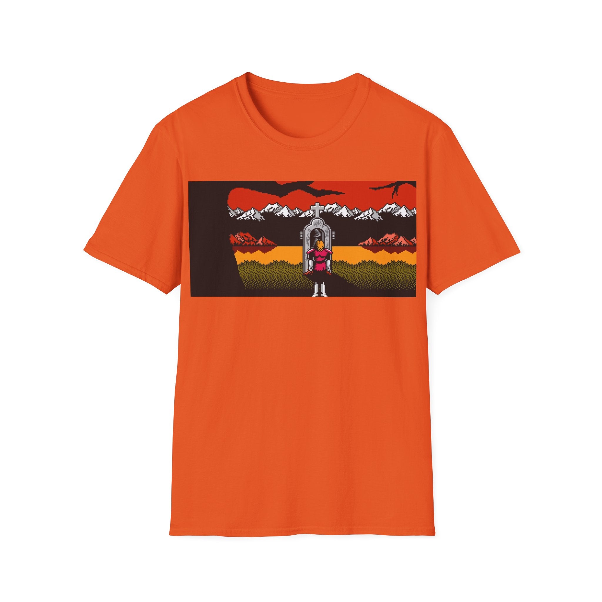 Gildan Unisex Softstyle® T-Shirt Retro Gamer - NES Simon's Quest Ending Design