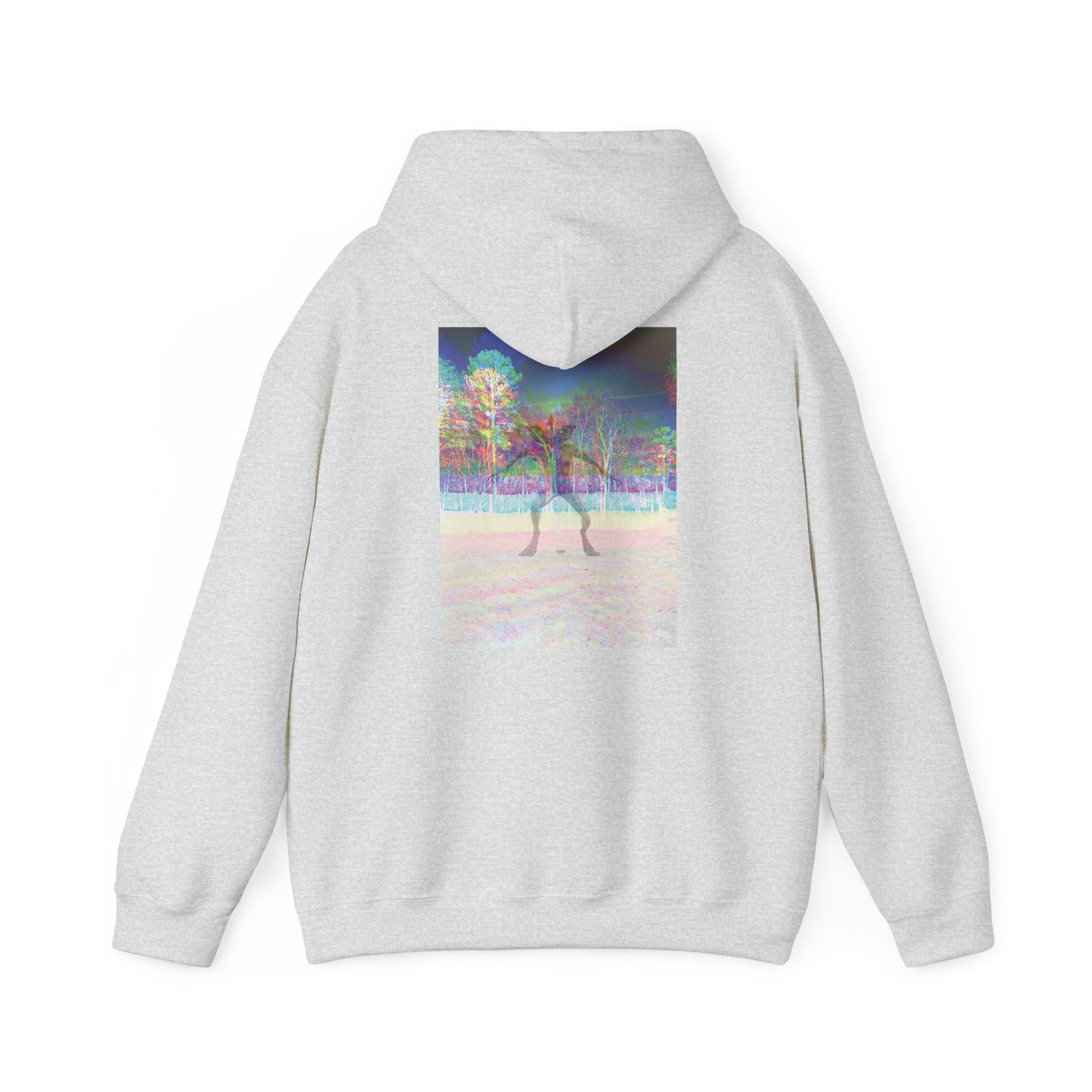 Gildan Heavy Blend Hoodie — Retro Stranger Things Monster Sweatshirt