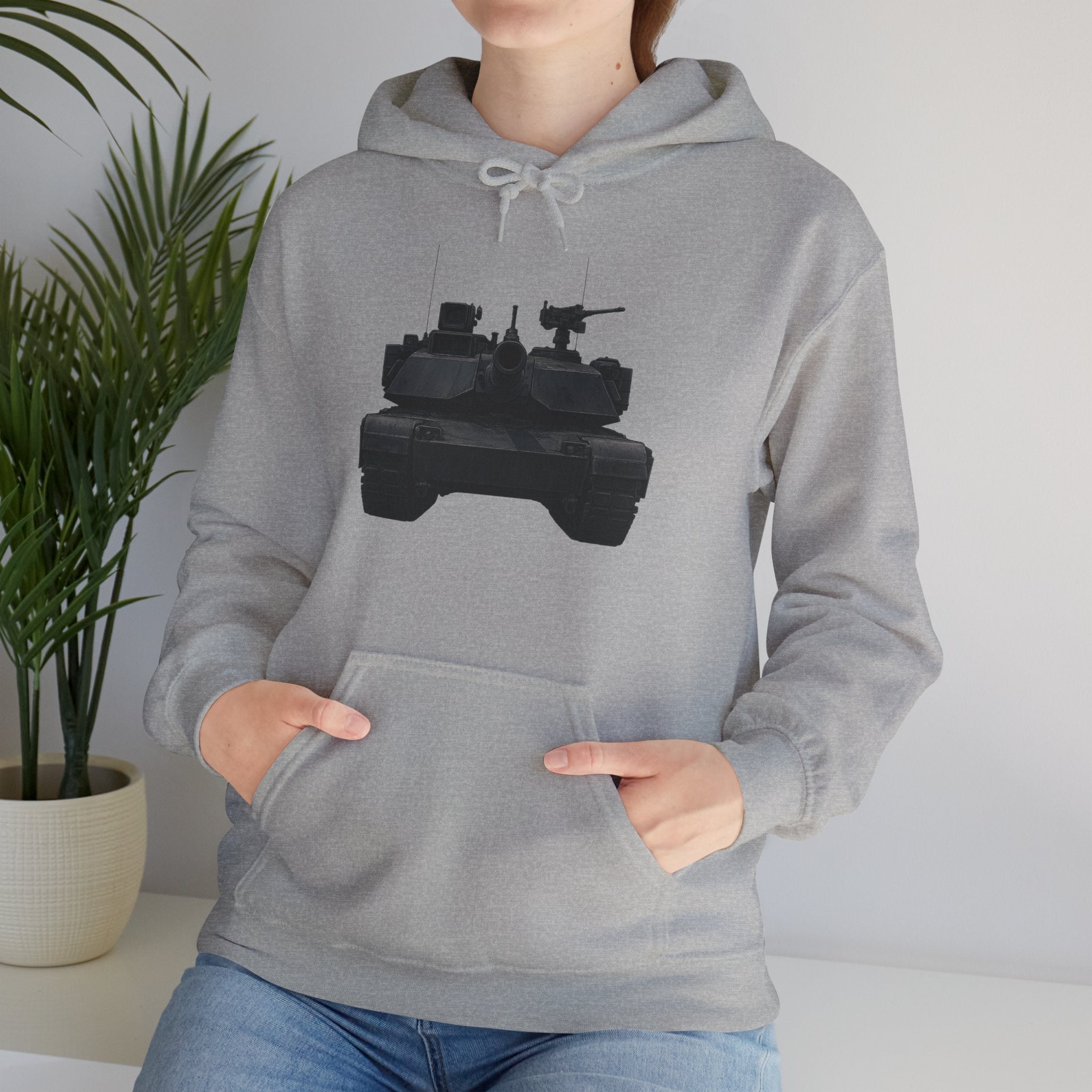 Military Tank Gildan Hoodie