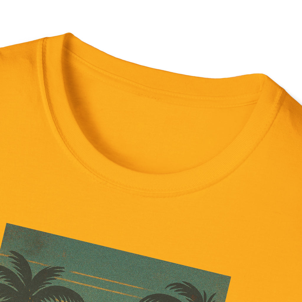 Gildan Unisex Softstyle® T-Shirt Retro Beach Sunset