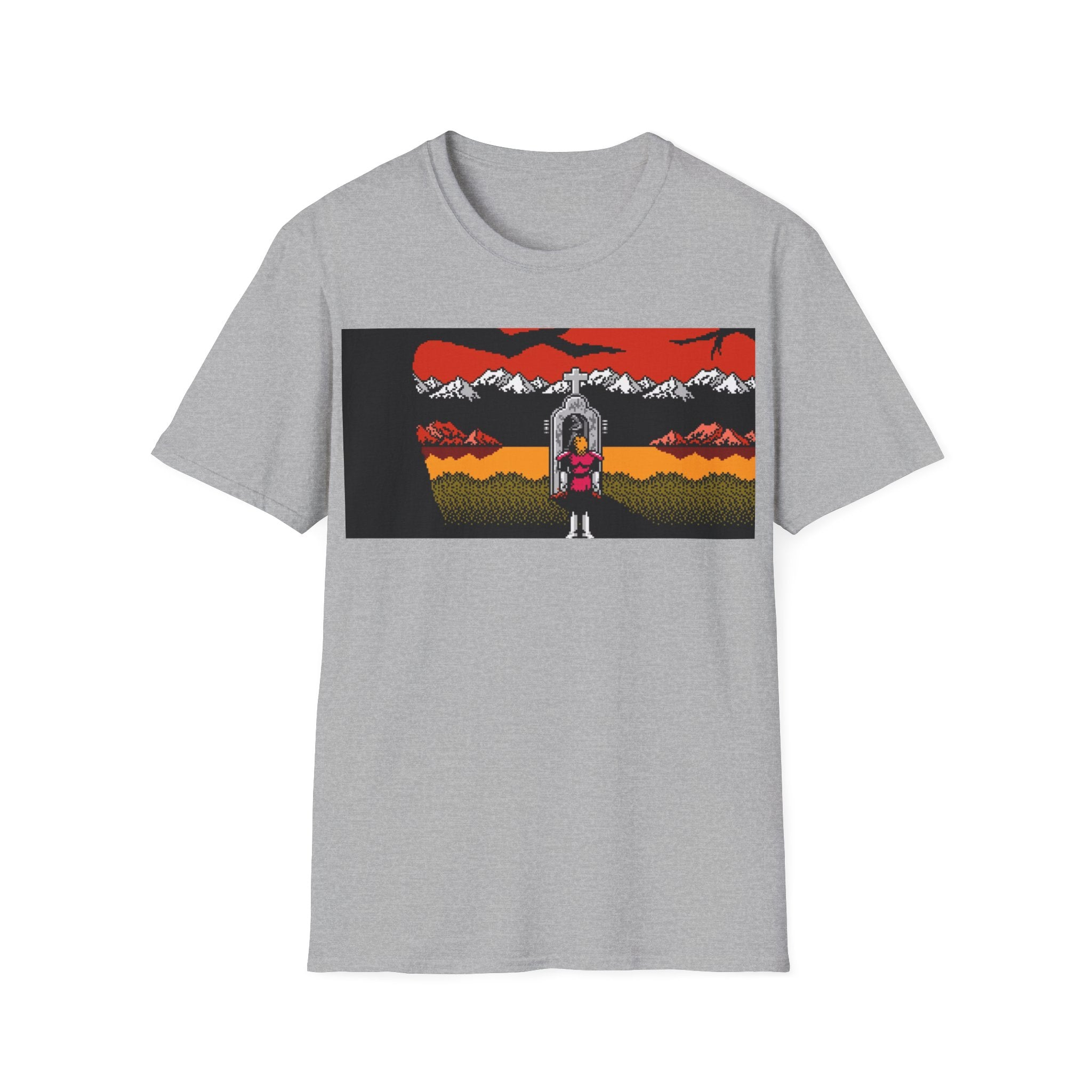 Gildan Unisex Softstyle® T-Shirt Retro Gamer - NES Simon's Quest Ending Design