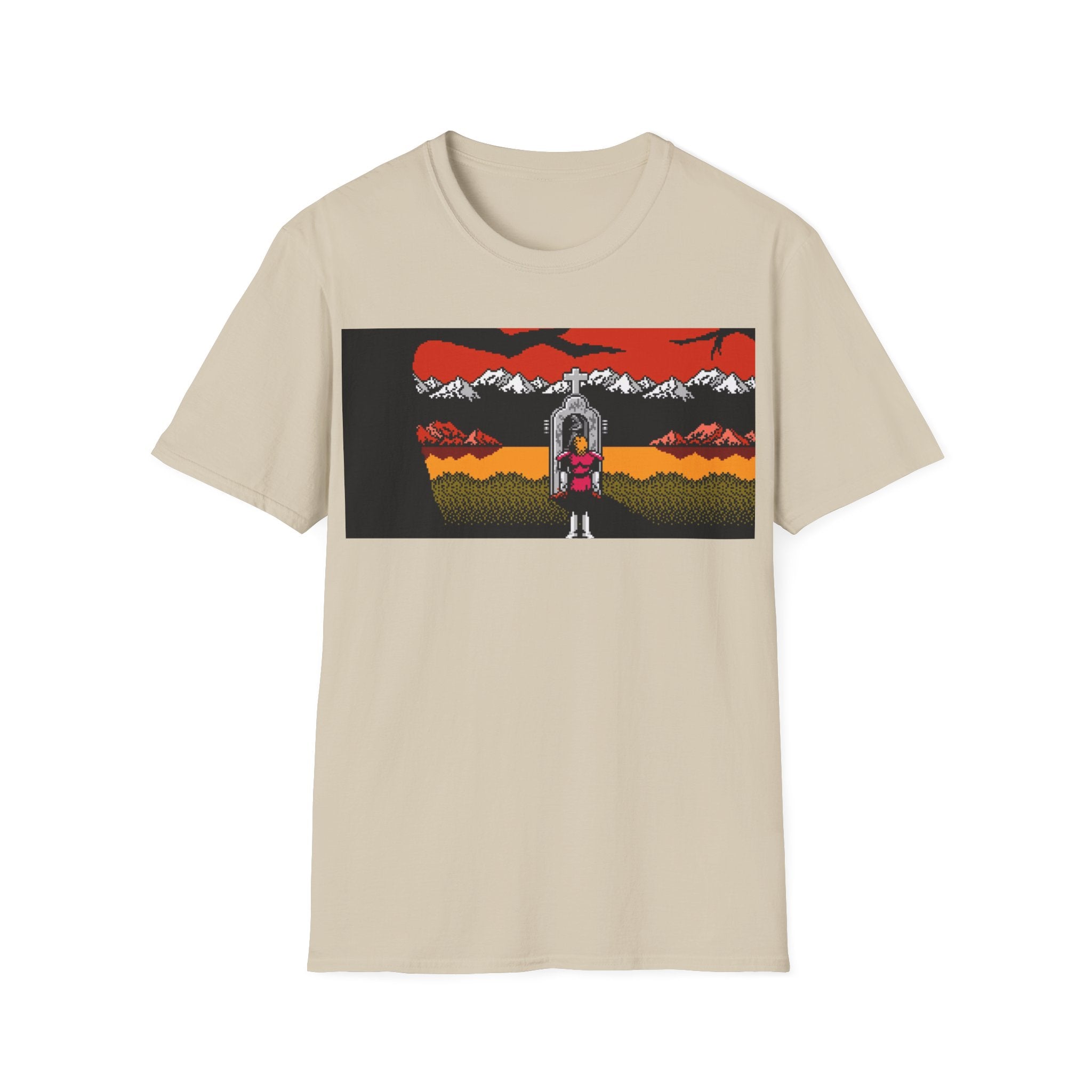 Gildan Unisex Softstyle® T-Shirt Retro Gamer - NES Simon's Quest Ending Design