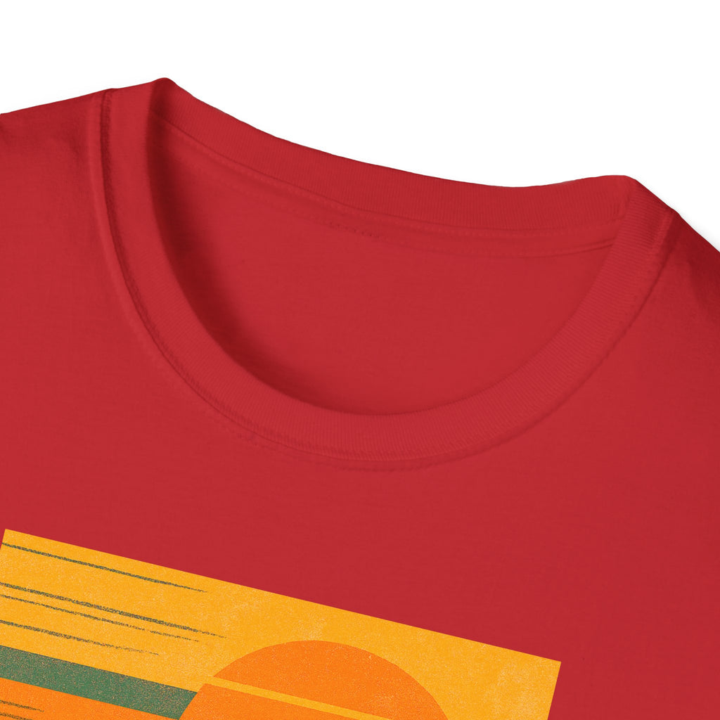 Gildan Unisex Softstyle® T-Shirt Retro Mountain Sunset