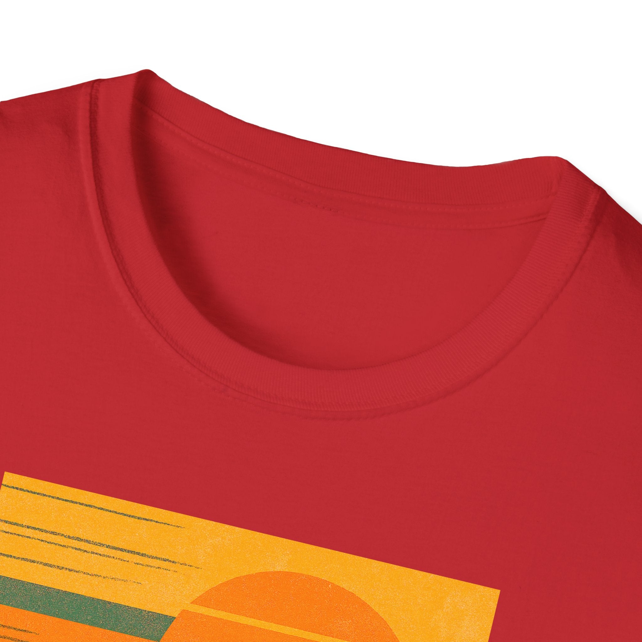 Gildan Unisex Softstyle® T-Shirt Retro Mountain Sunset