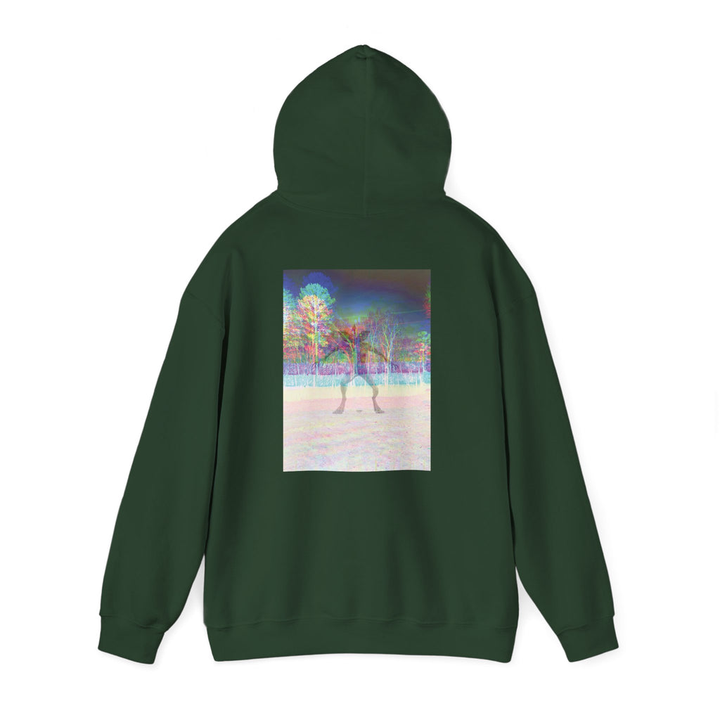 Gildan Heavy Blend Hoodie — Retro Stranger Things Monster Sweatshirt