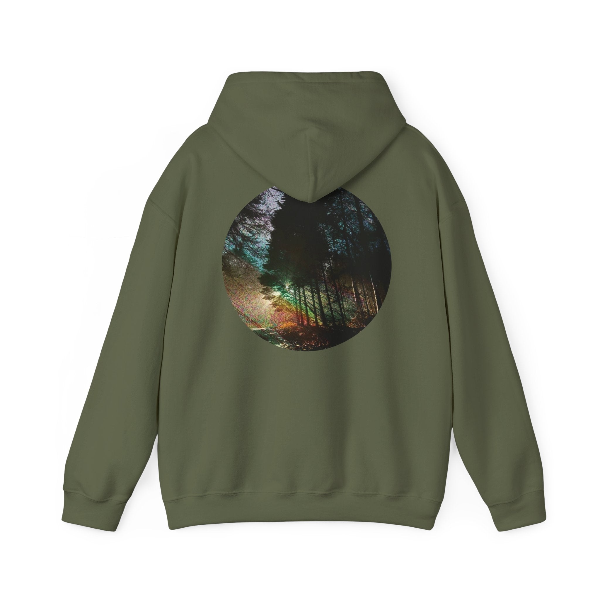 Gildan Heavy Blend Hoodie — Forest-Inspired Hooded Sweatshirt