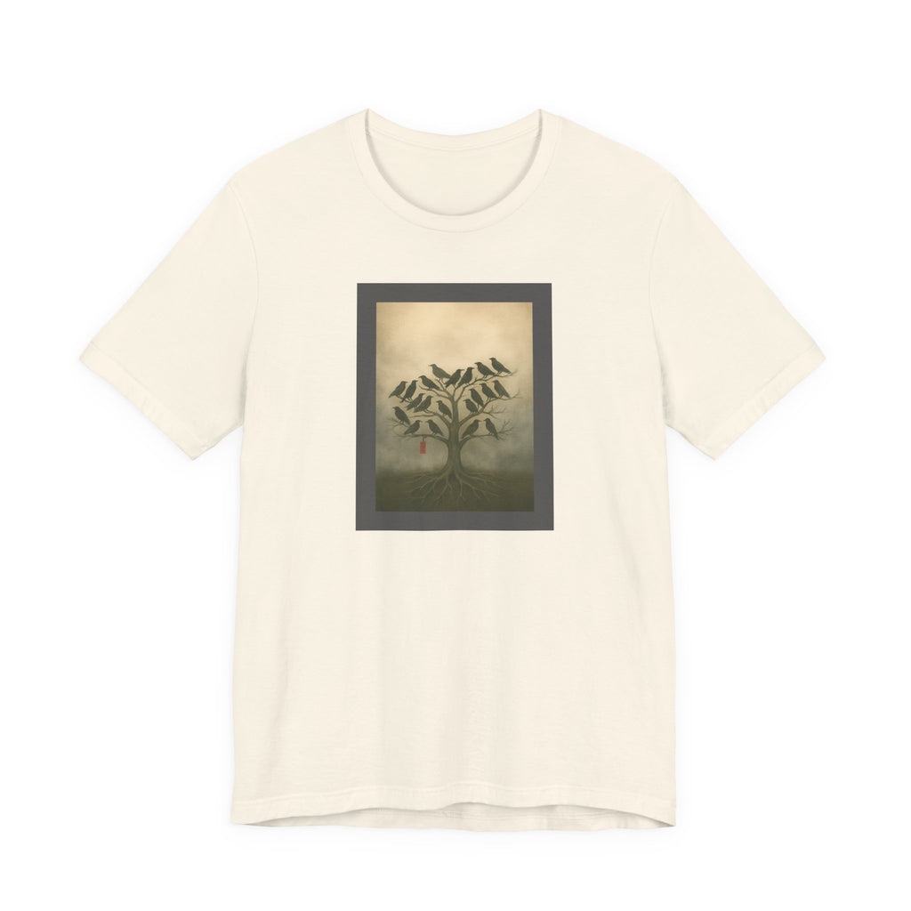 Bella+Canvas Unisex Jersery Short Sleeve T-Shirt Tree of Birds T-Shirt