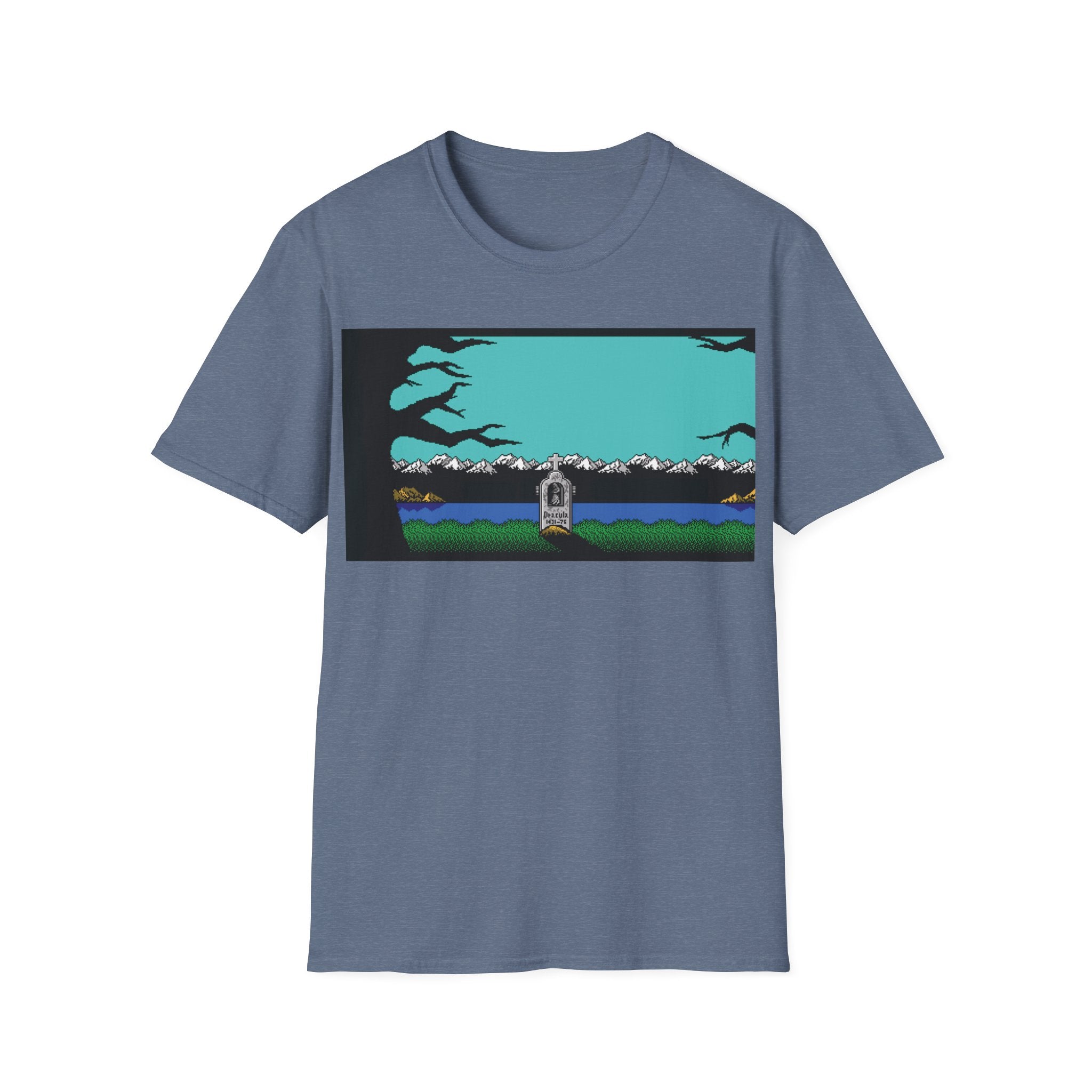Gildan Unisex Softstyle® T-Shirt Retro Gamer - NES Simon's Quest Ending Design